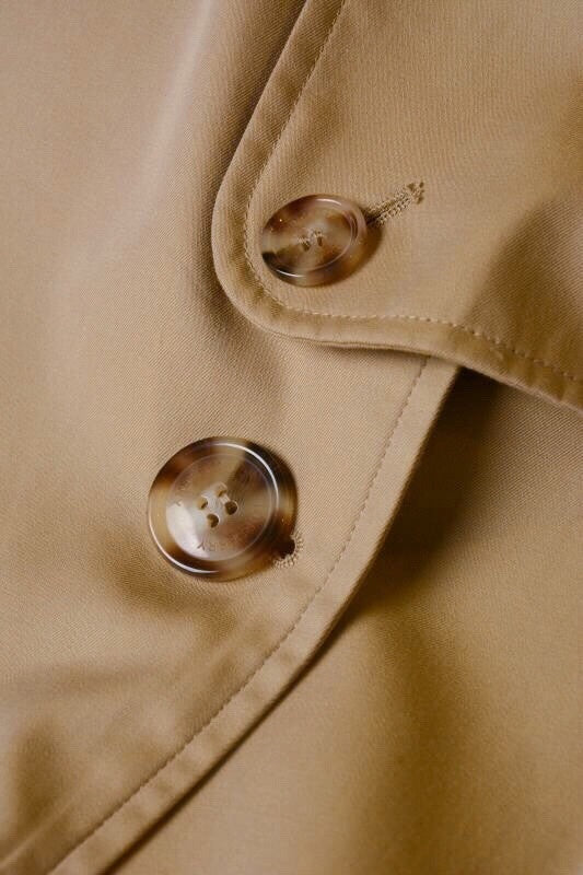 Heritage Double-Breasted Trench Coat - Beige