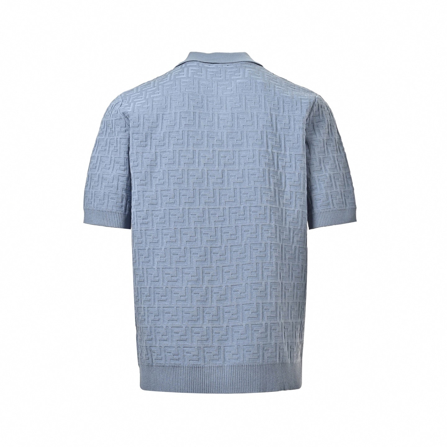 FF Jacquard Knit Polo Shirt
