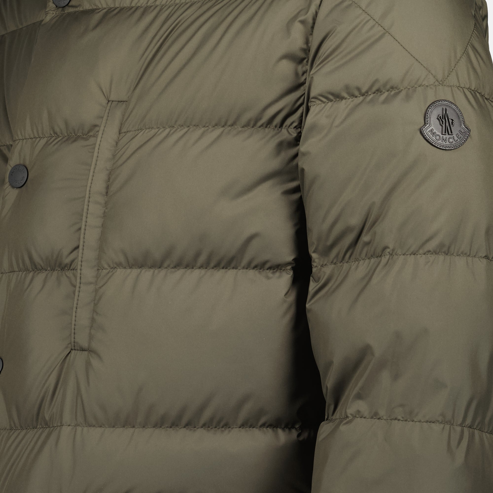 Reversible Khaki Ouille Down Jacket