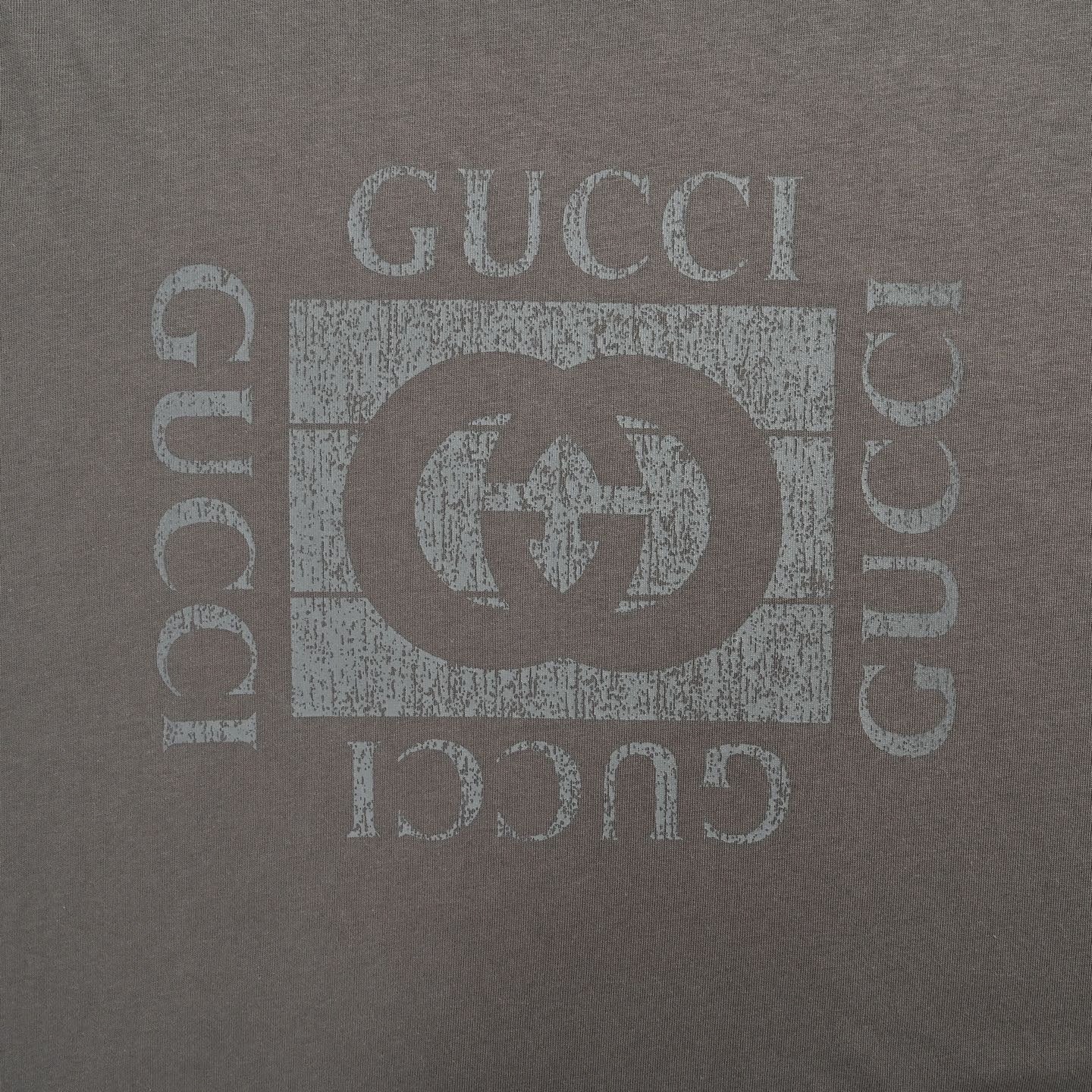 Vintage Interlocking G Logo T-Shirt | Washed Charcoal