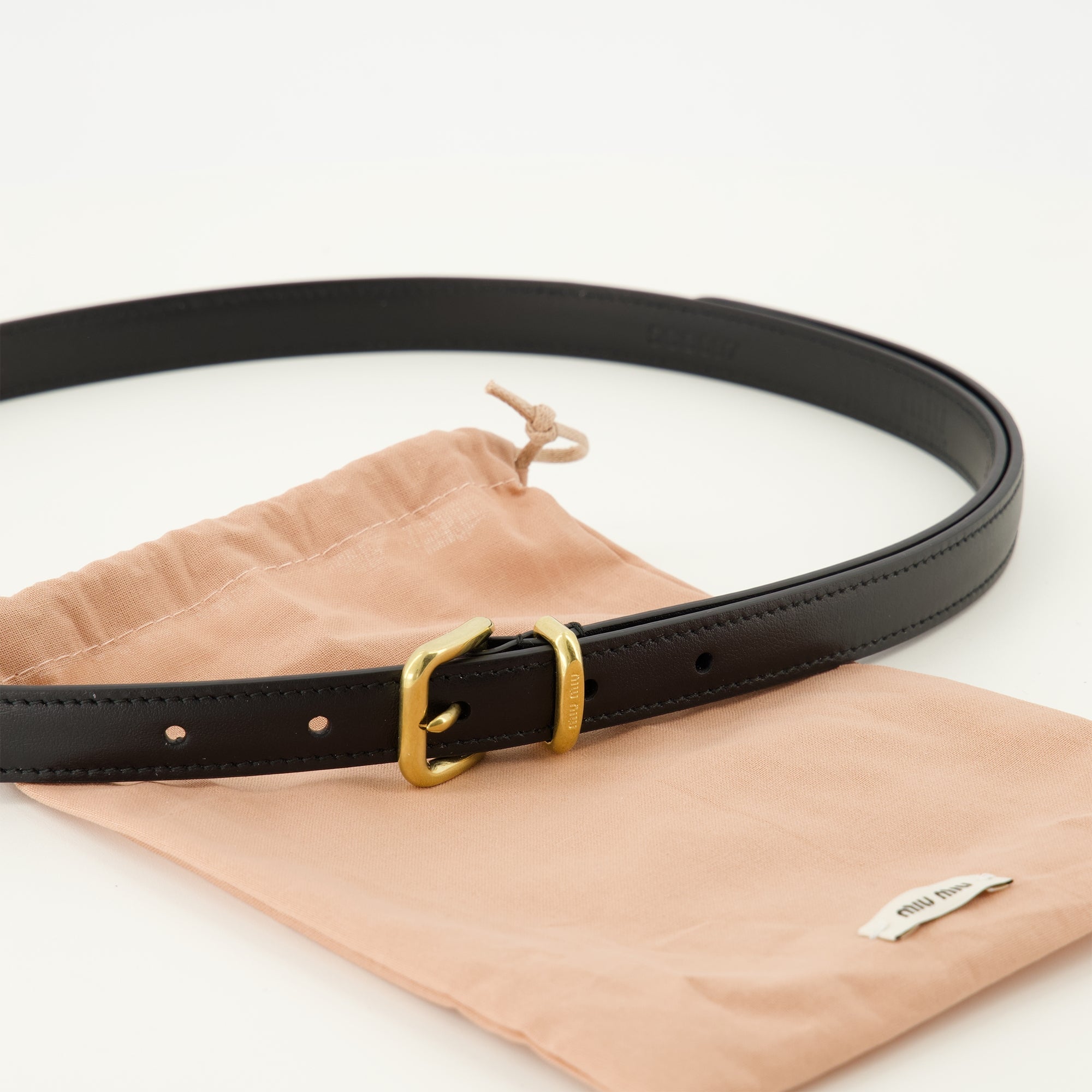 Black Leather Belt