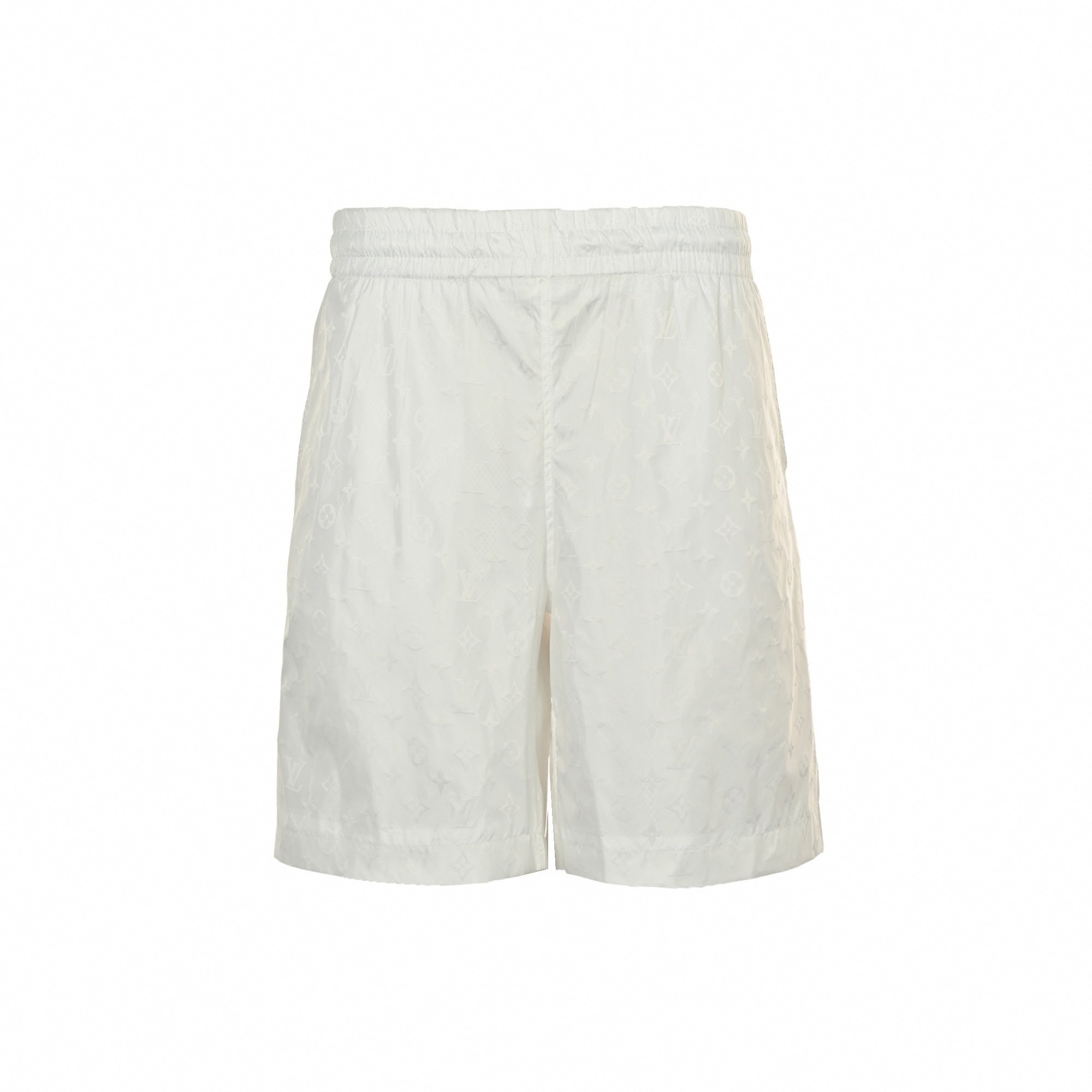 Monogram Nylon Shorts - White