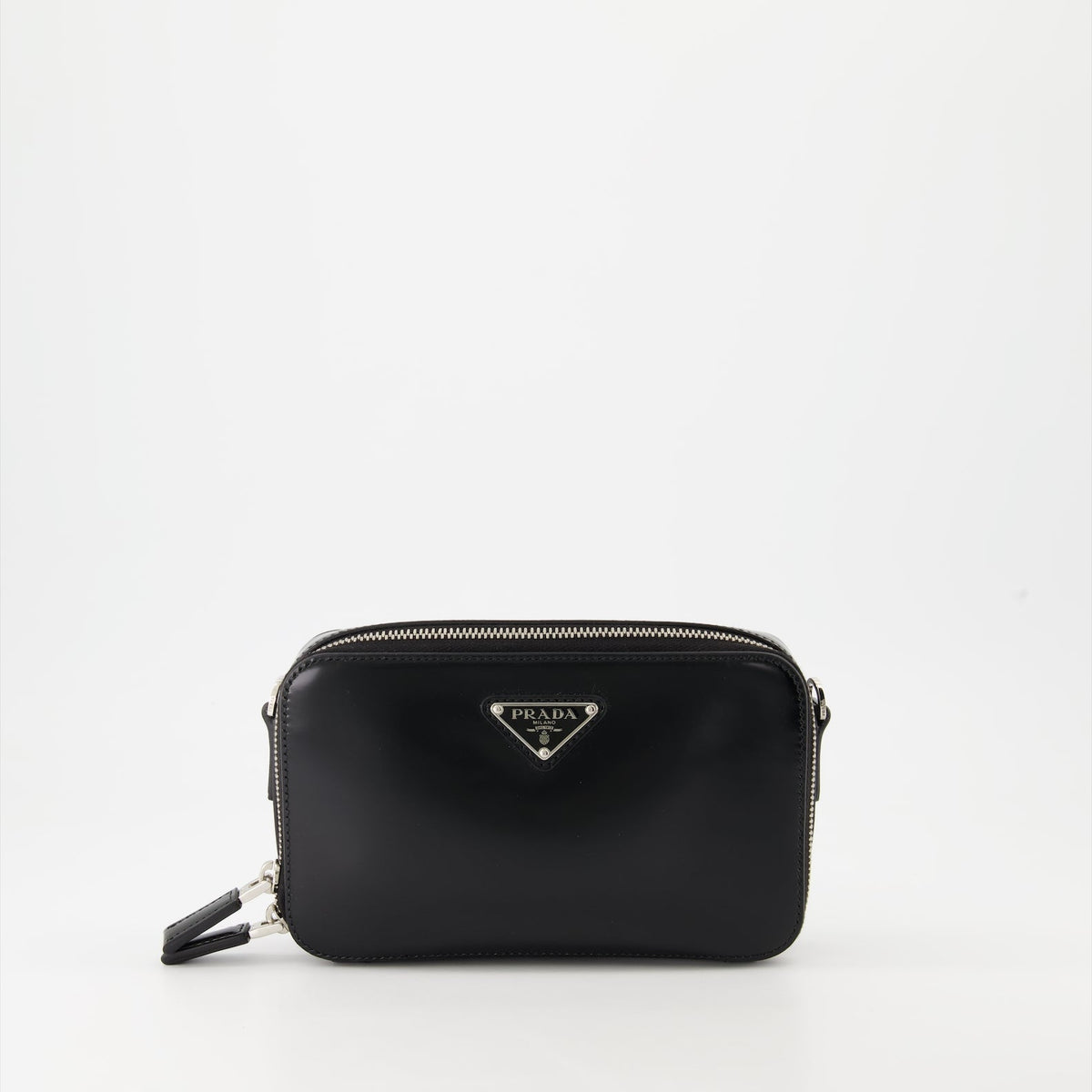 Brushed Leather Brick Bag