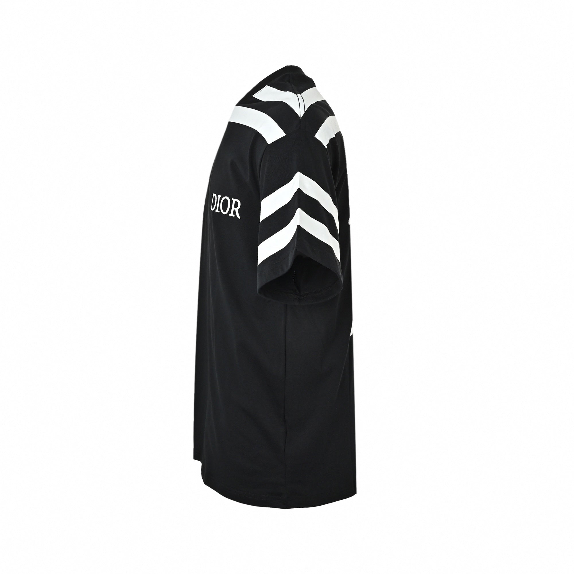 Athletic "47" Jersey T-Shirt | Black & White