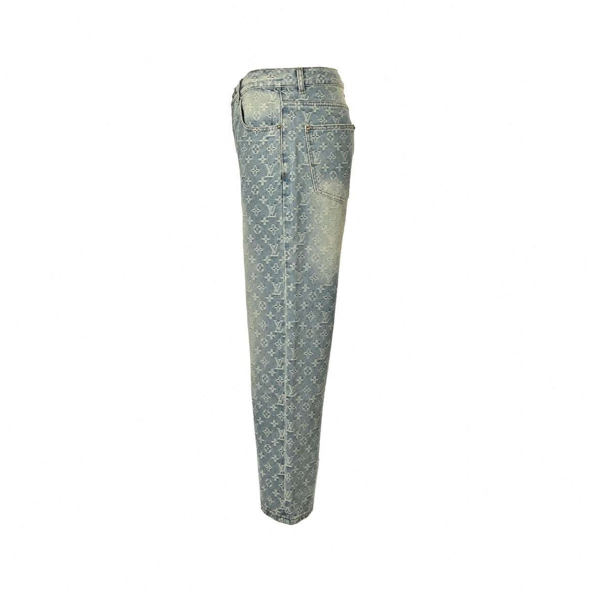 Monogram Jacquard Denim Jeans