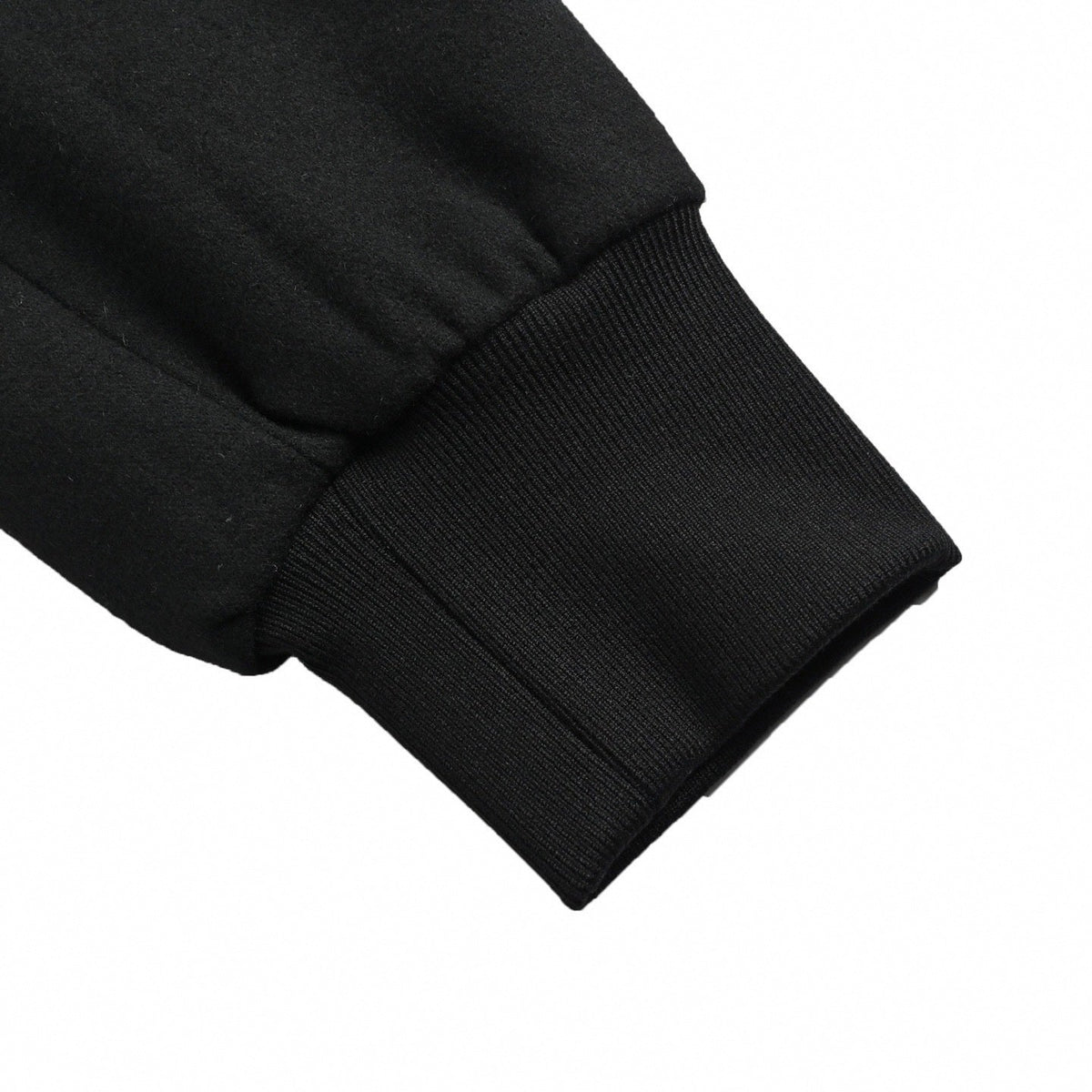 Metal Logo Zip-Up Hoodie | Black