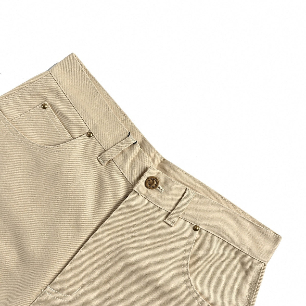 Embossed Monogram Carpenter Shorts | Beige