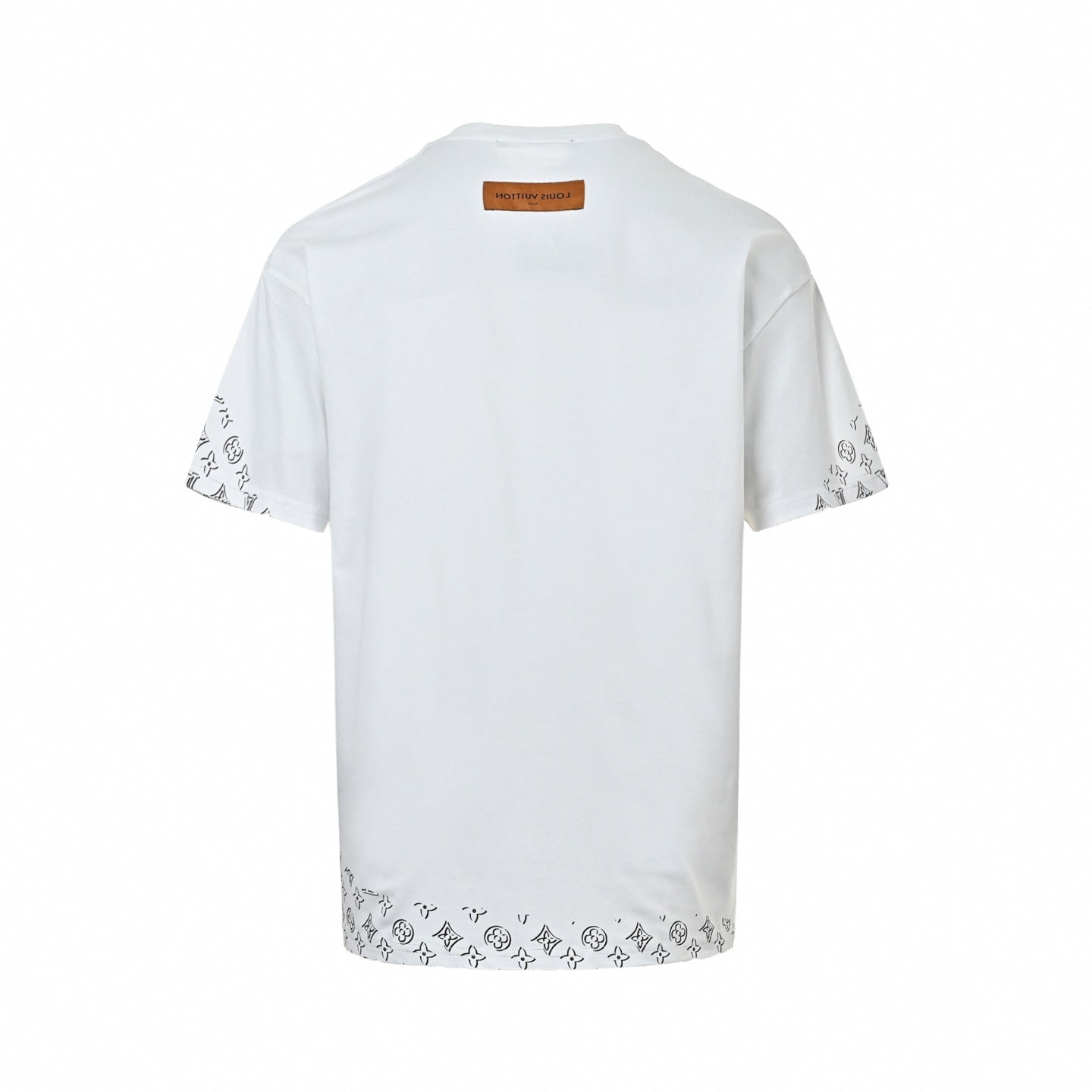Stencil Monogram & Patch T-Shirt | White