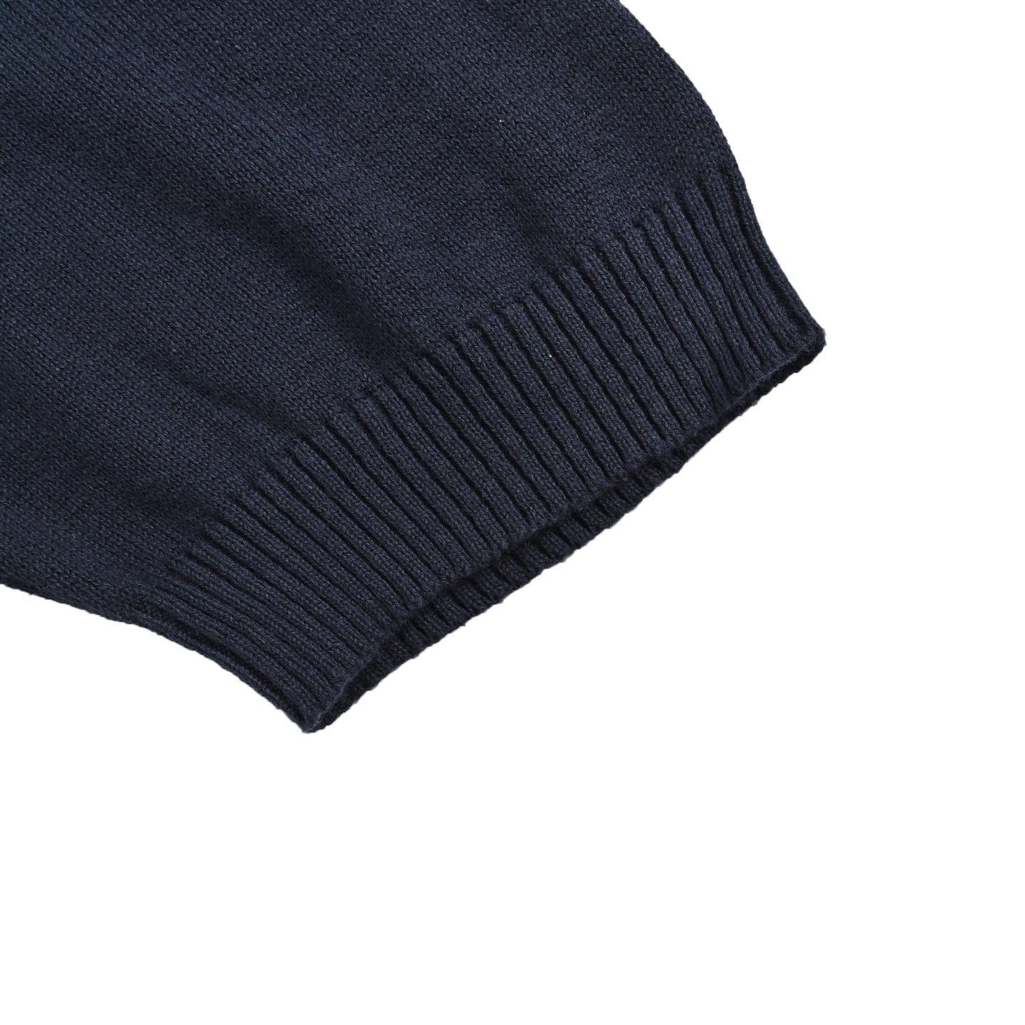 Classic Mock Neck Knit T-Shirt