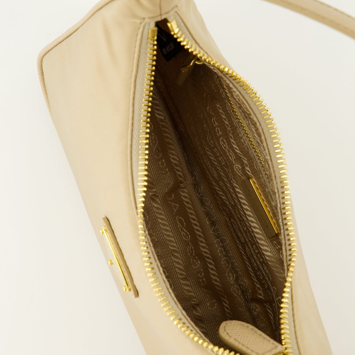 Mini Sac Reissue 2005 in Beige Re Nylon