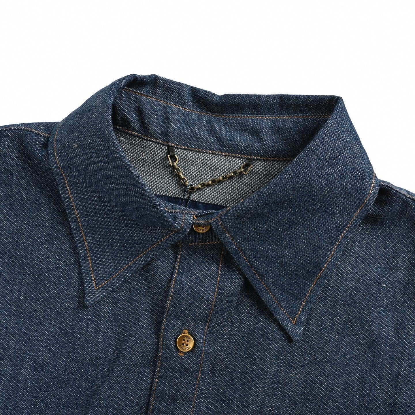 Embroidered Denim Shirt