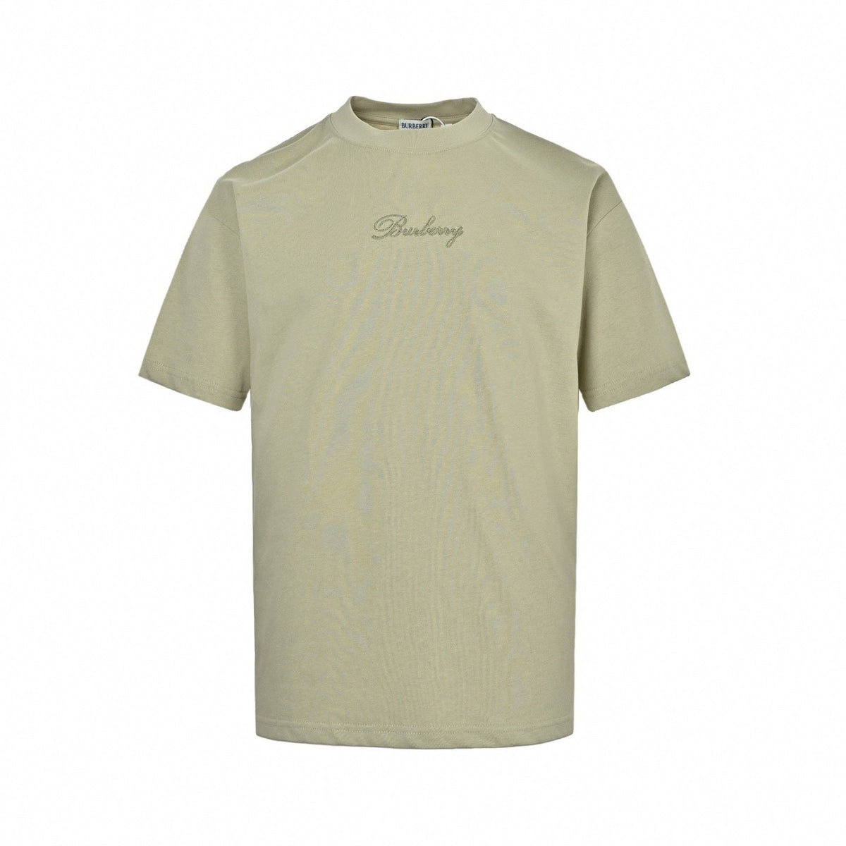 Check Script T-Shirt - Khaki