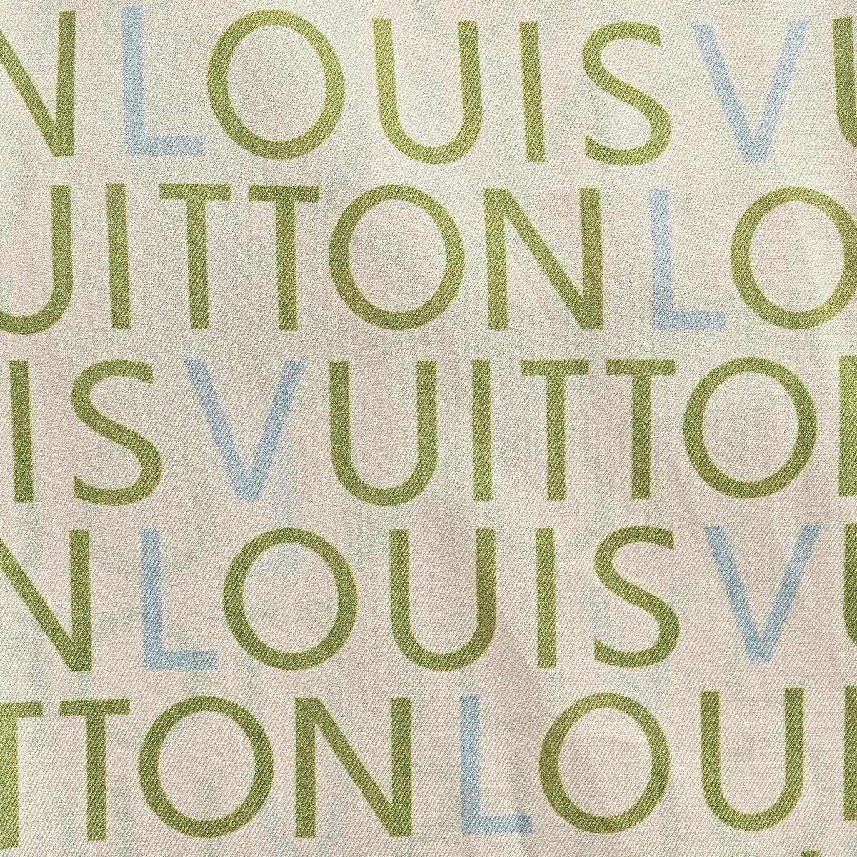 Typographic Print Shorts | Cream & Green