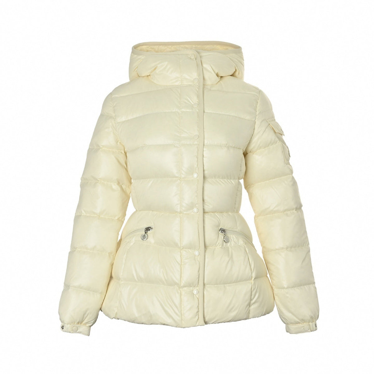 Glossy Hooded Puffer Jacket