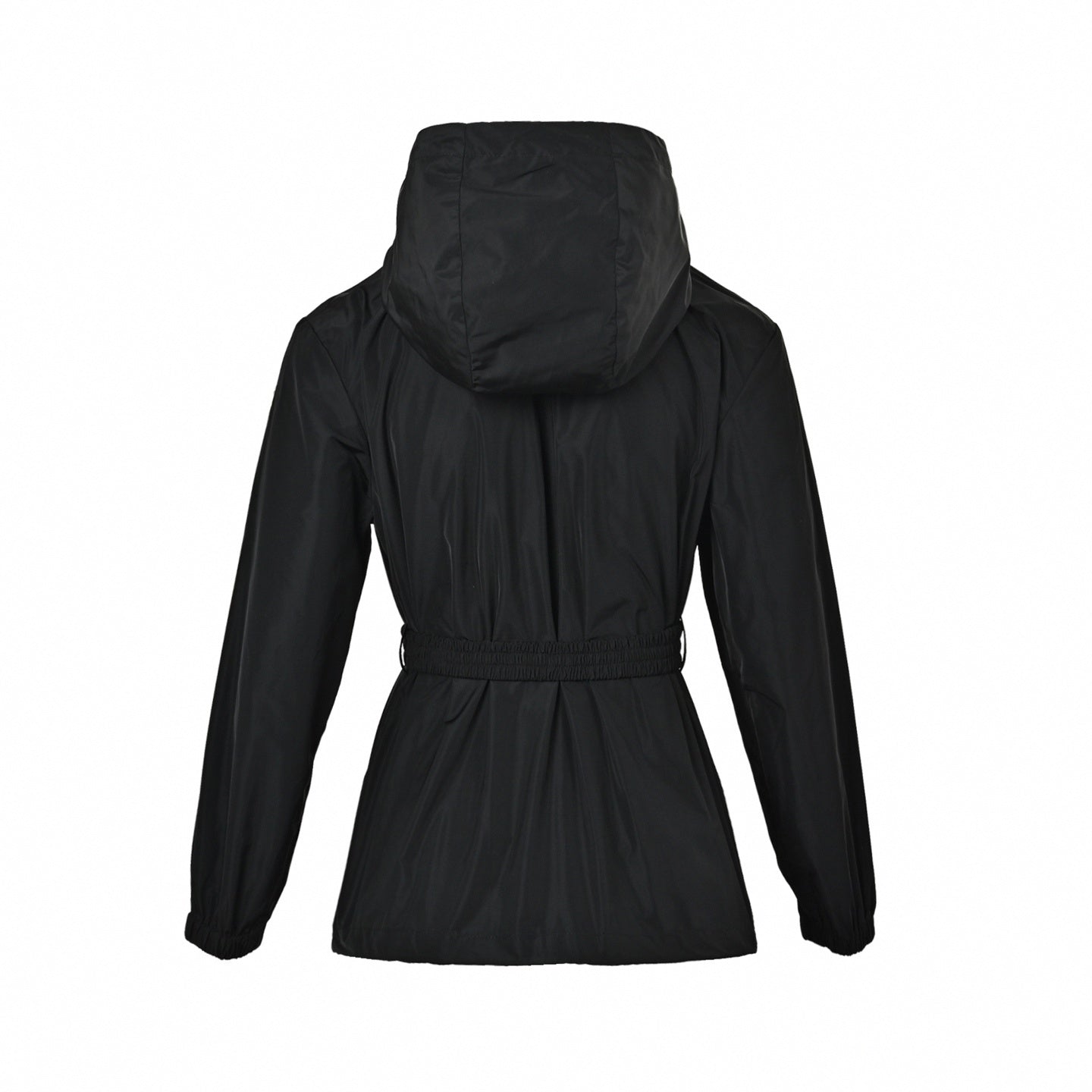 Belted Hooded Windbreaker