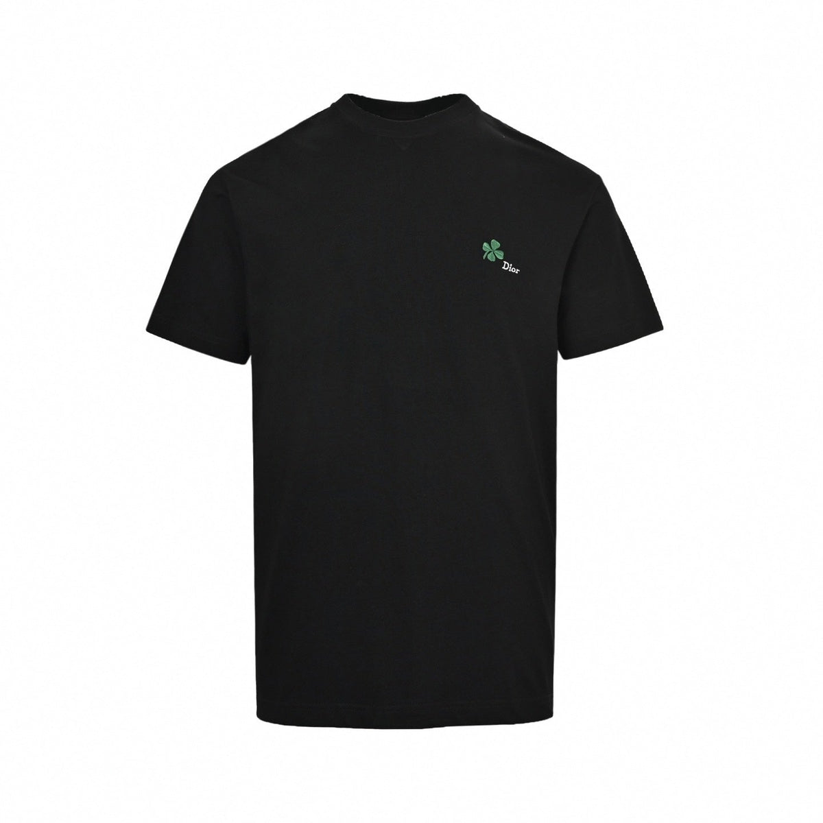 Embroidered Clover T-Shirt | Black