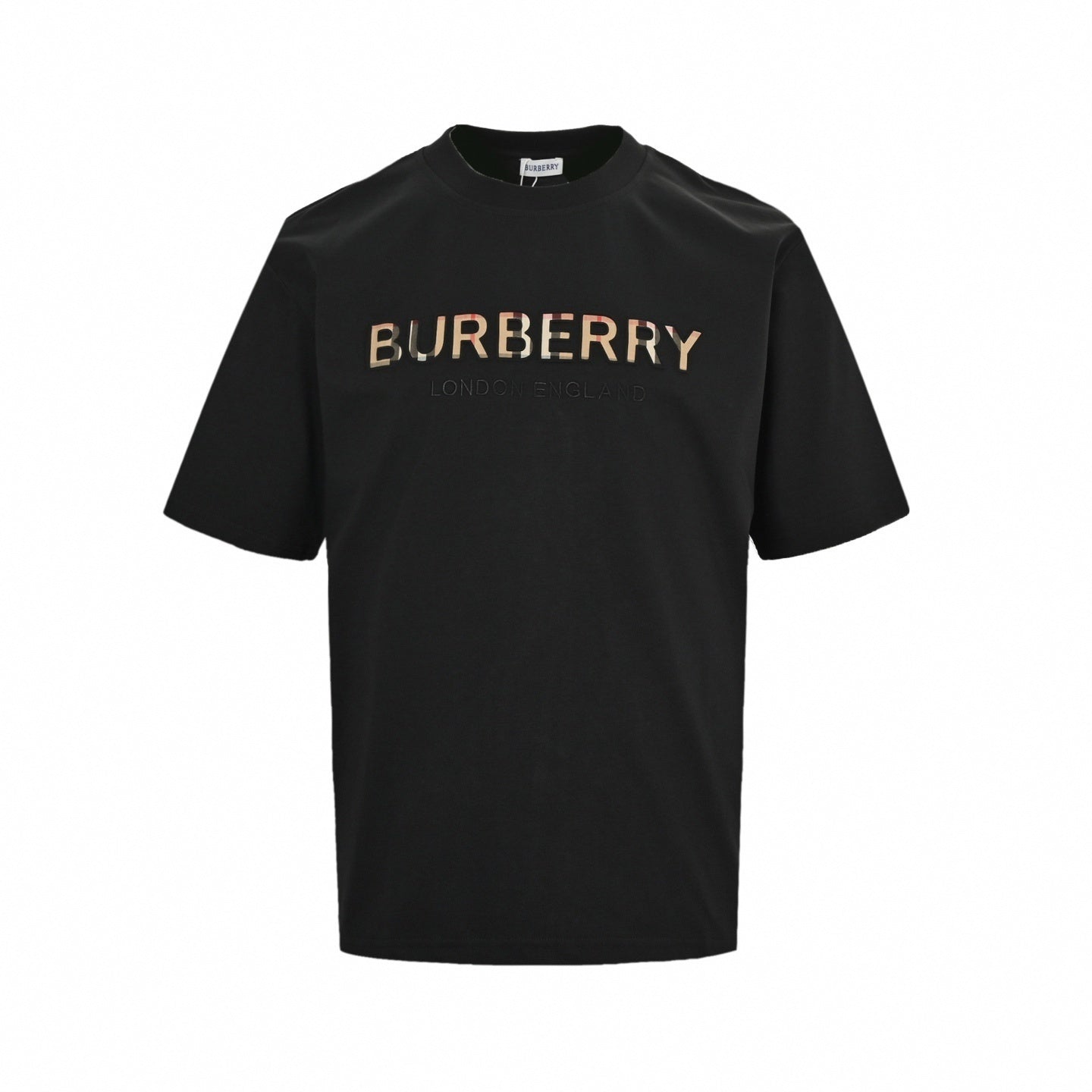 House Check Logo Tee | Black