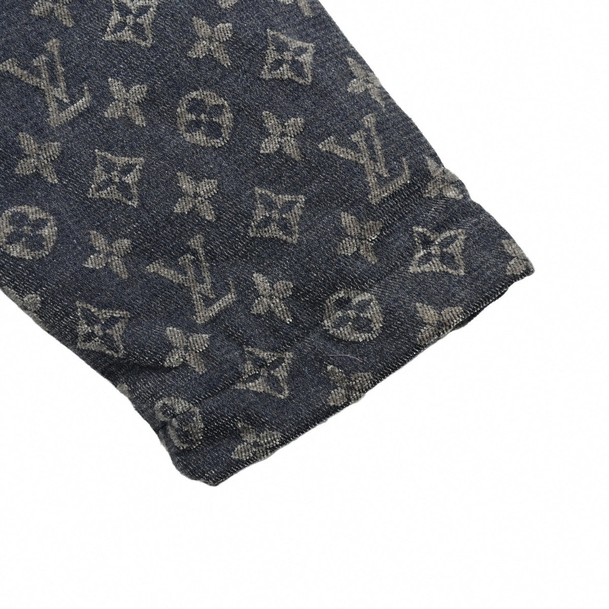Monogram Tapestry Jacquard Hooded Jacket | Dark Grey