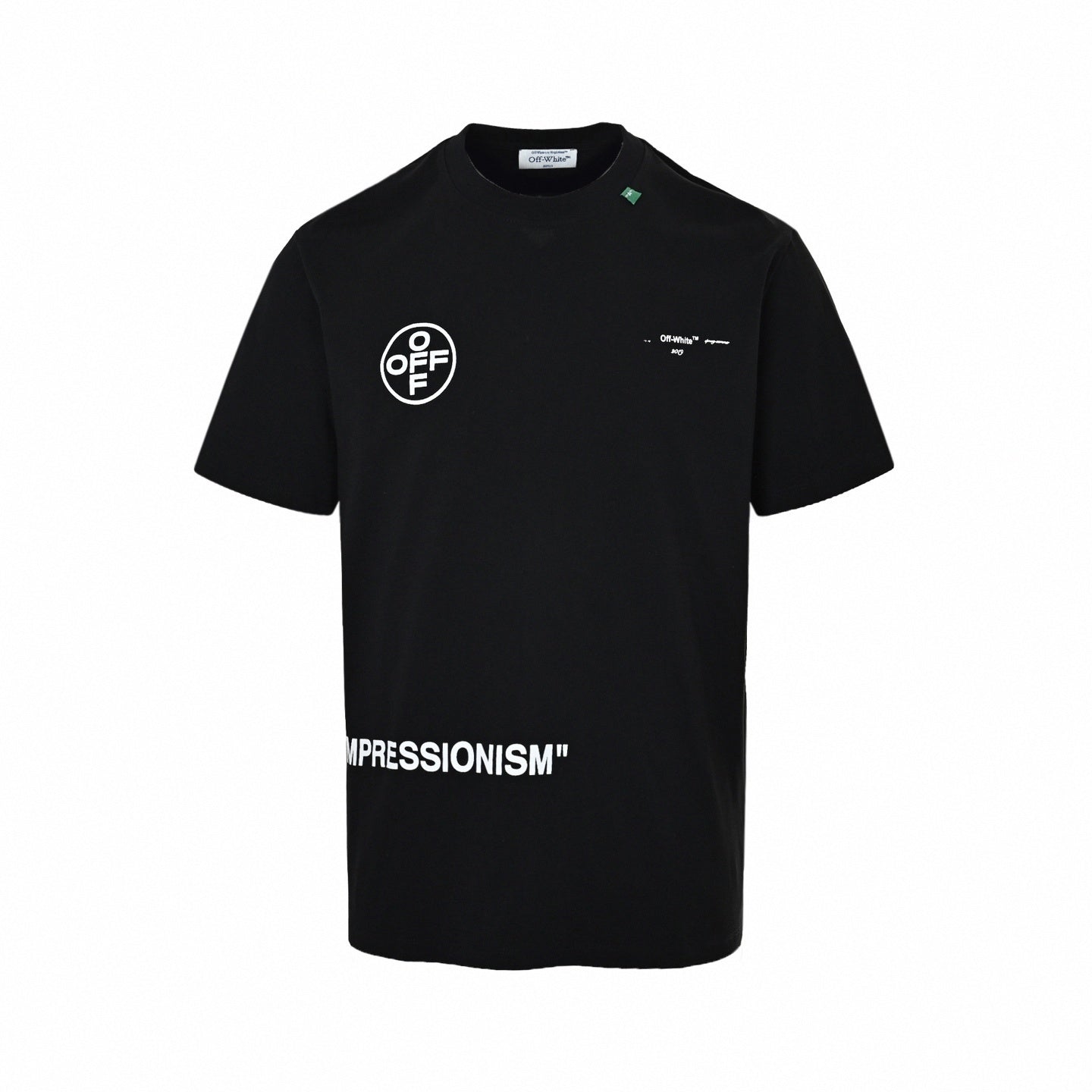 Impressionism Stencil Arrows T-Shirt - Black