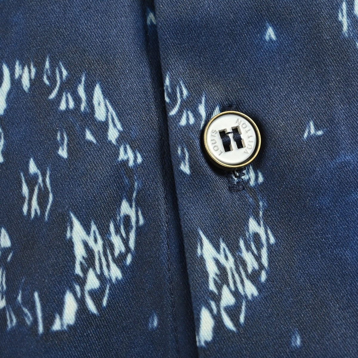 Monogram Ikat Silk Shirt