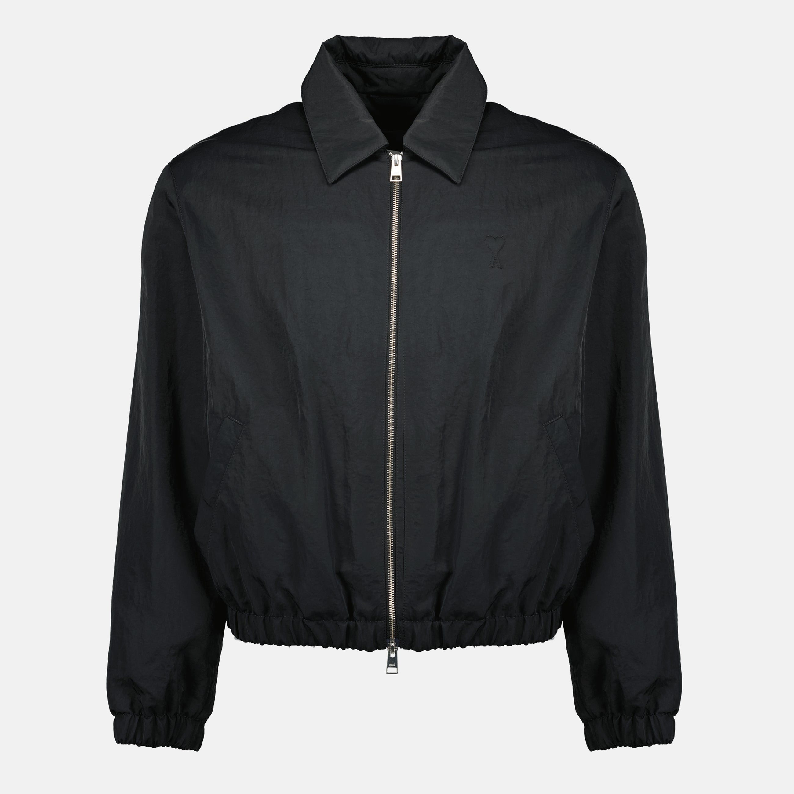 AMI Grey Zipped Jacket