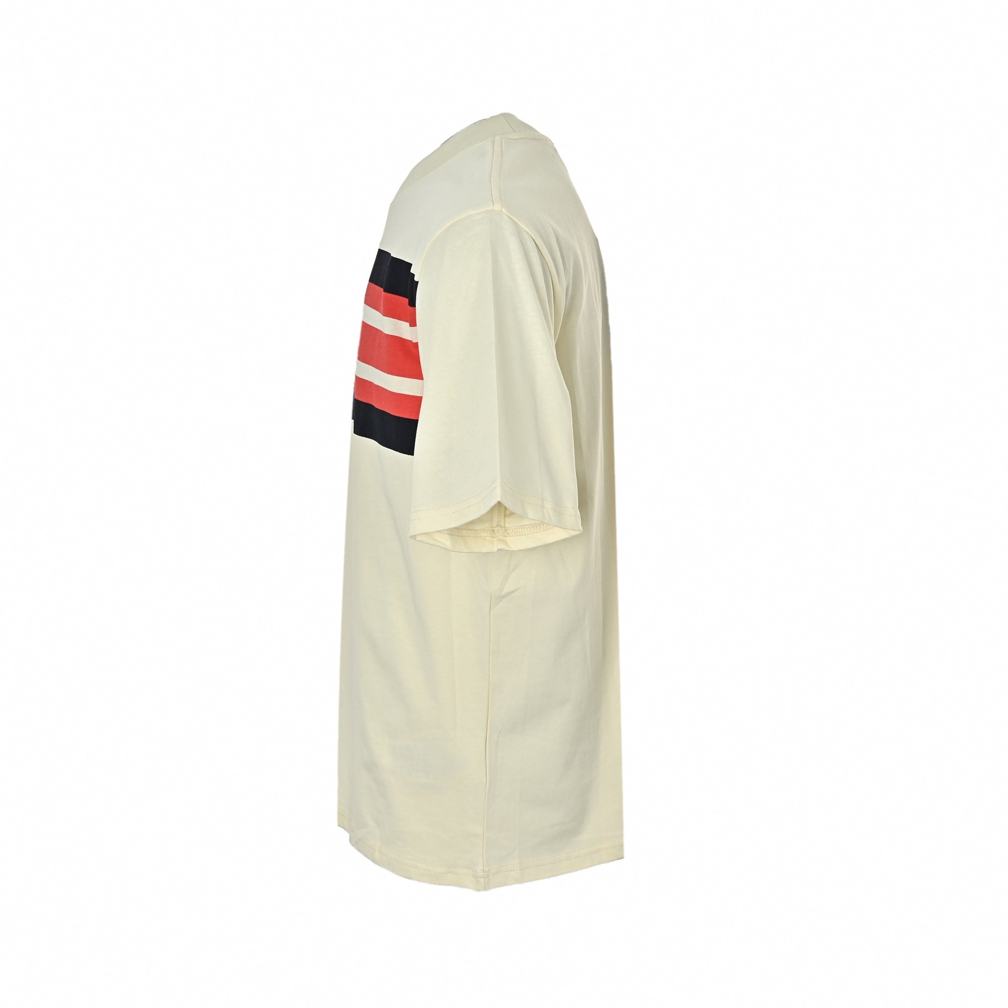 Interlocking G Stripe T-Shirt - Cream