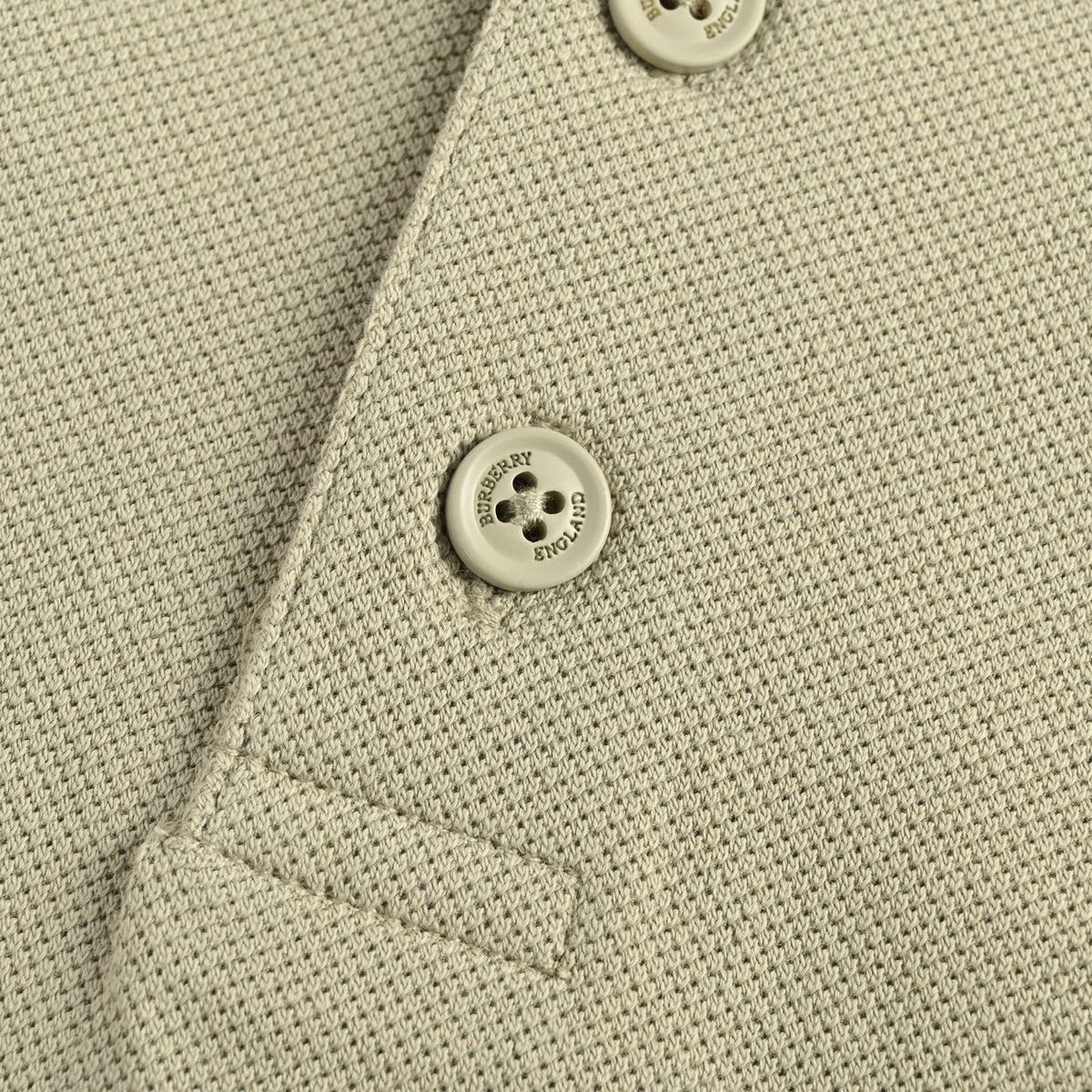 Check Collar Piqué Polo | Sage Green