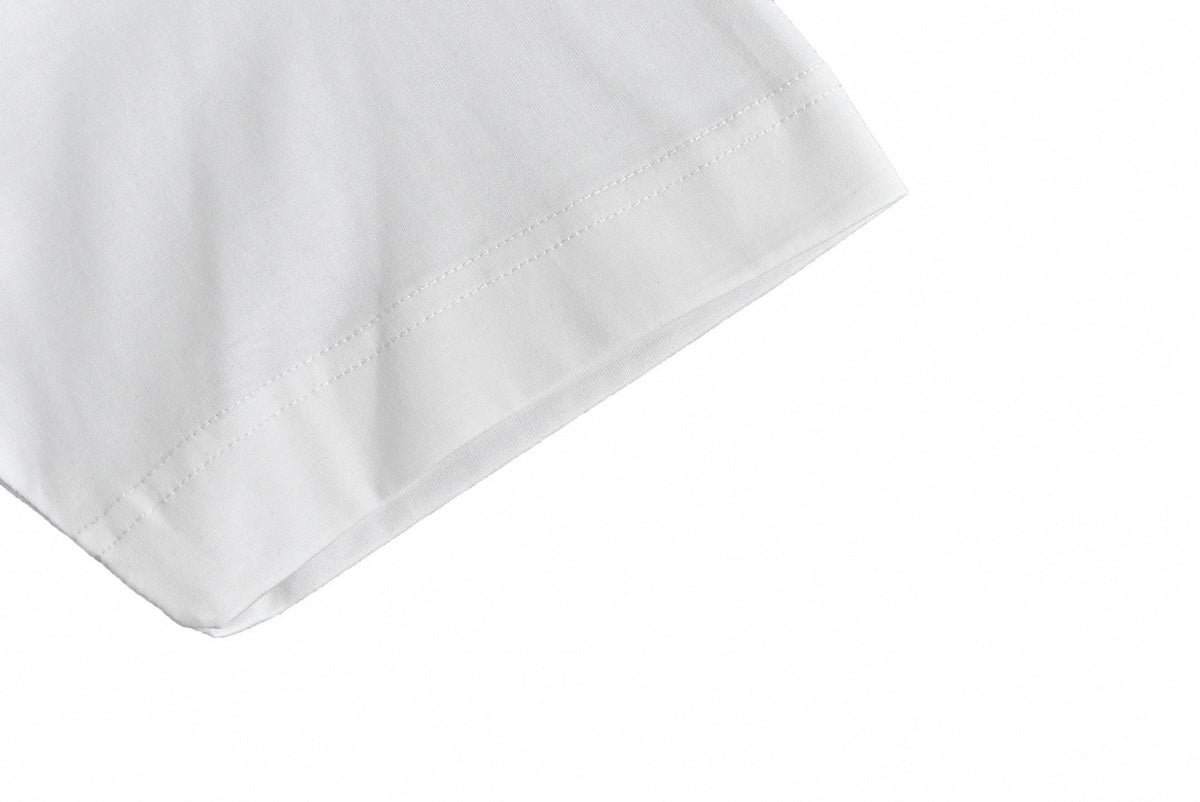 Layered Monogram Logo T-Shirt | White