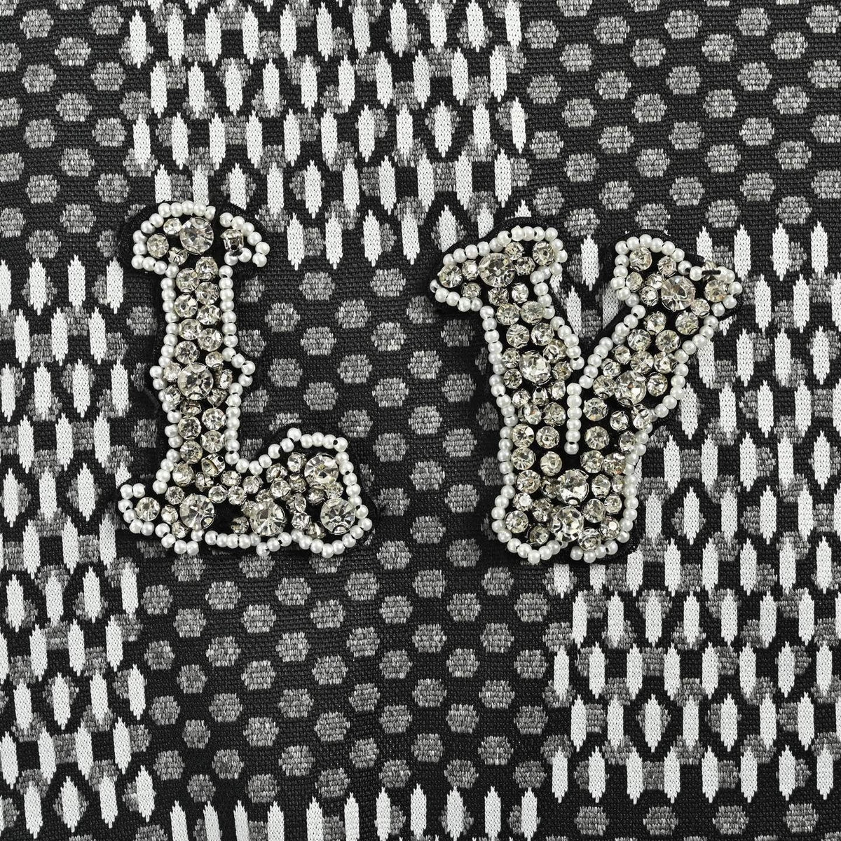 Crystal Damier Knit Ensemble