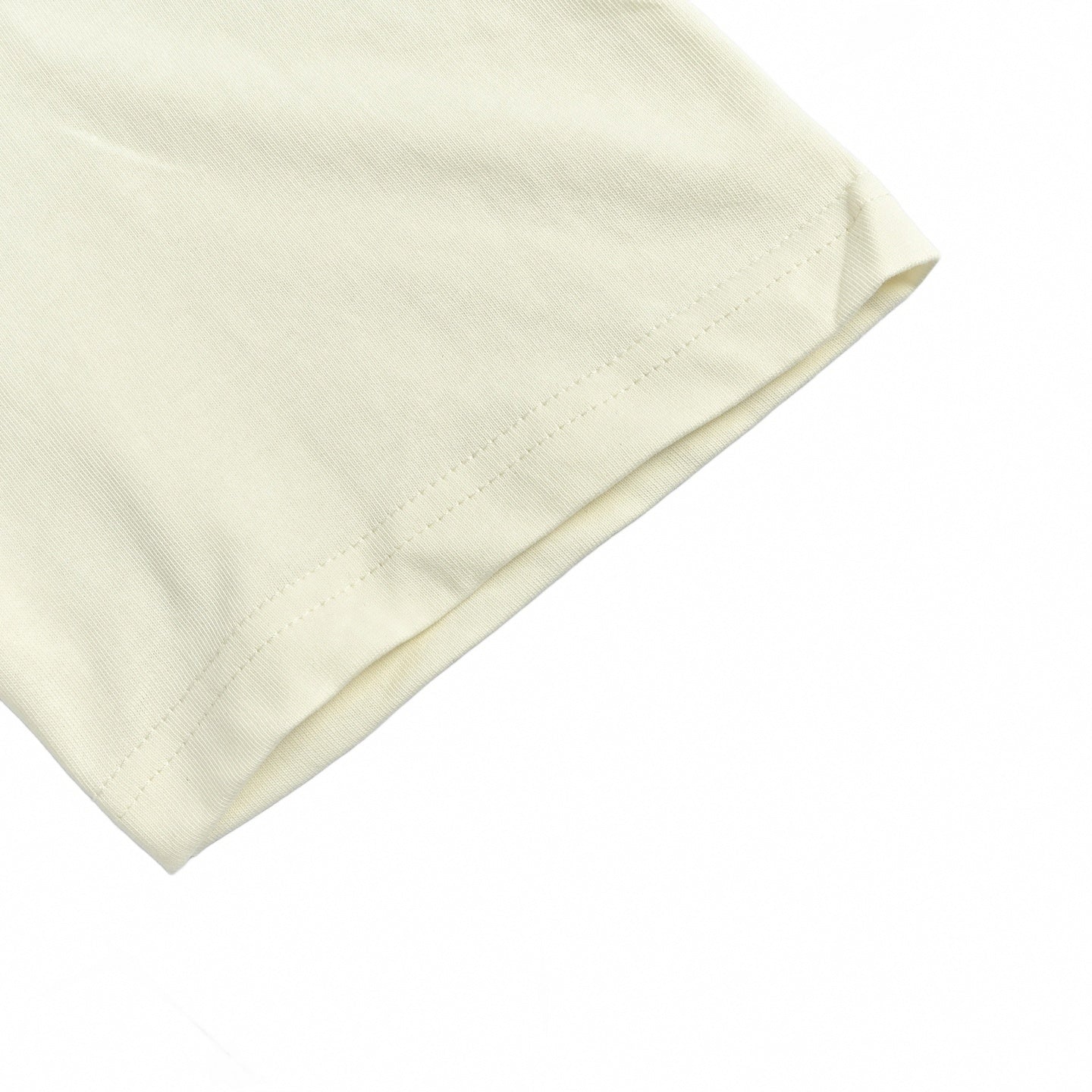 Striped Graphic Logo T-Shirt | Cream