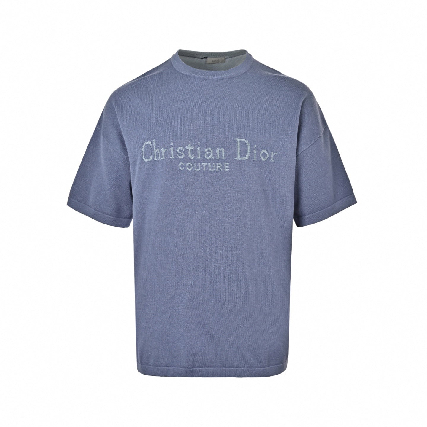 Christian Dior Couture Knit T-Shirt | Dusty Blue