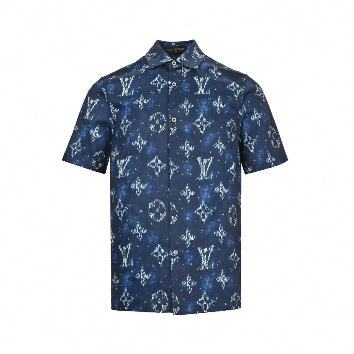 Monogram Ikat Silk Shirt