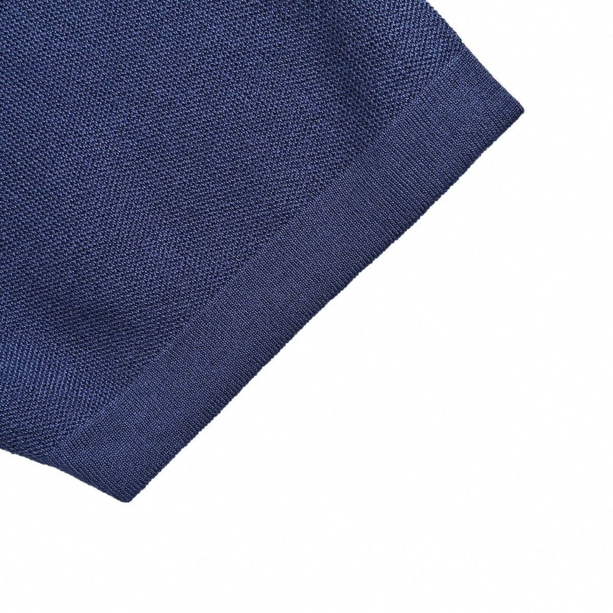 Fading Monogram Jacquard Knit T-Shirt - Navy