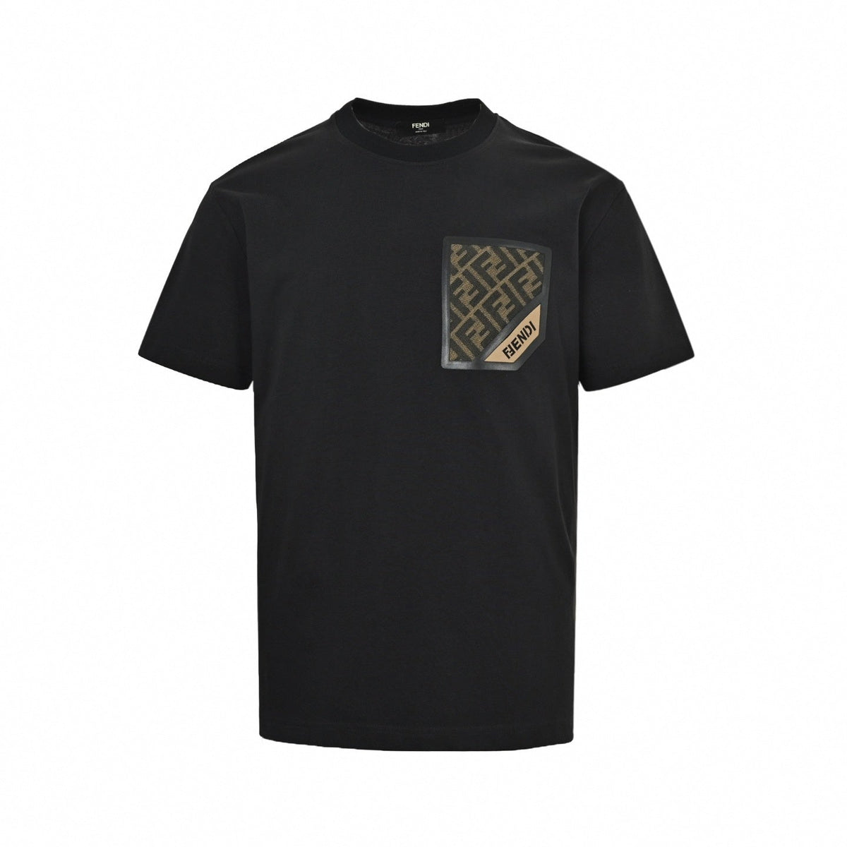 FF Monogram Pocket T-Shirt - Black