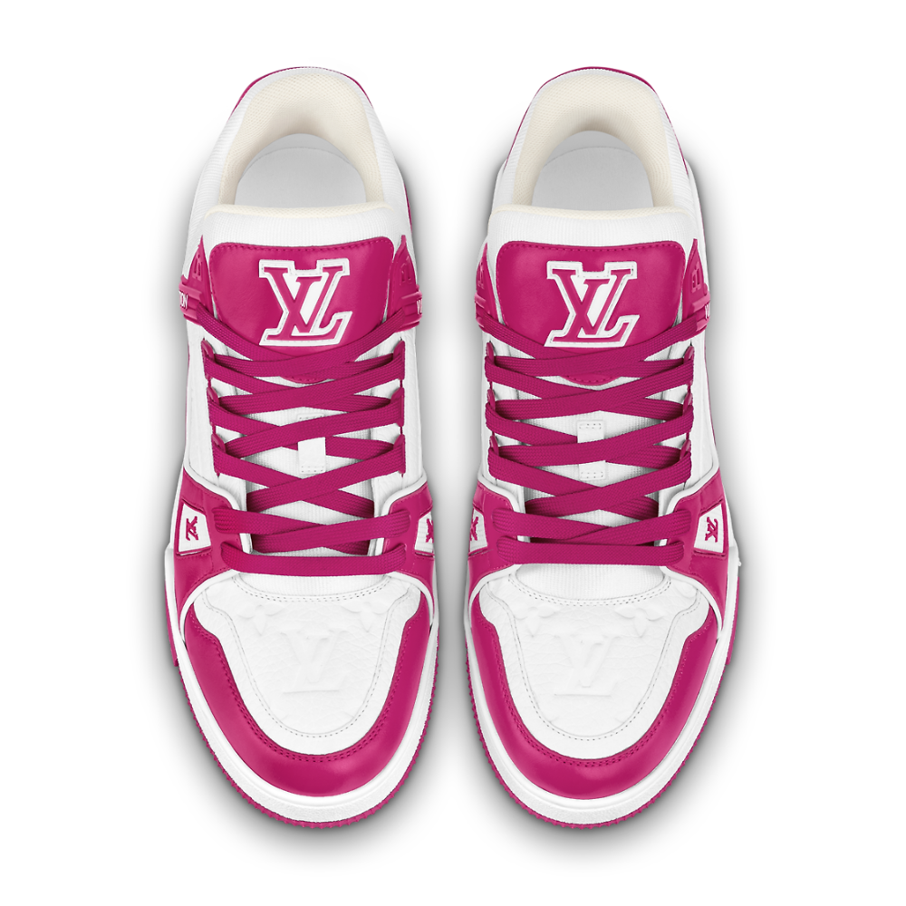 LV Trainer Sneaker | Red & White