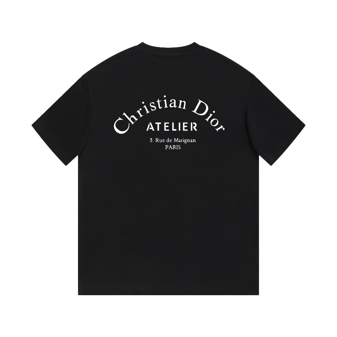 Atelier Print T-Shirt | Black