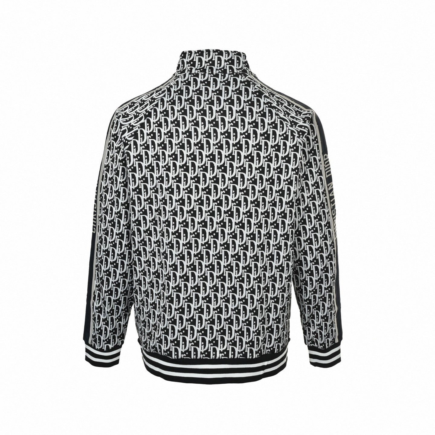 Oblique Jacquard Tracksuit Set | Black & White