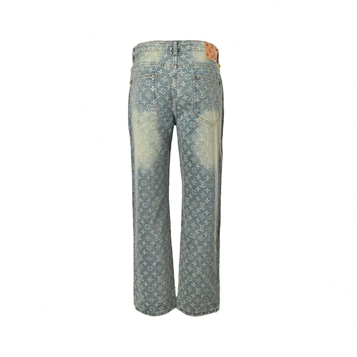 Monogram Jacquard Denim Jeans