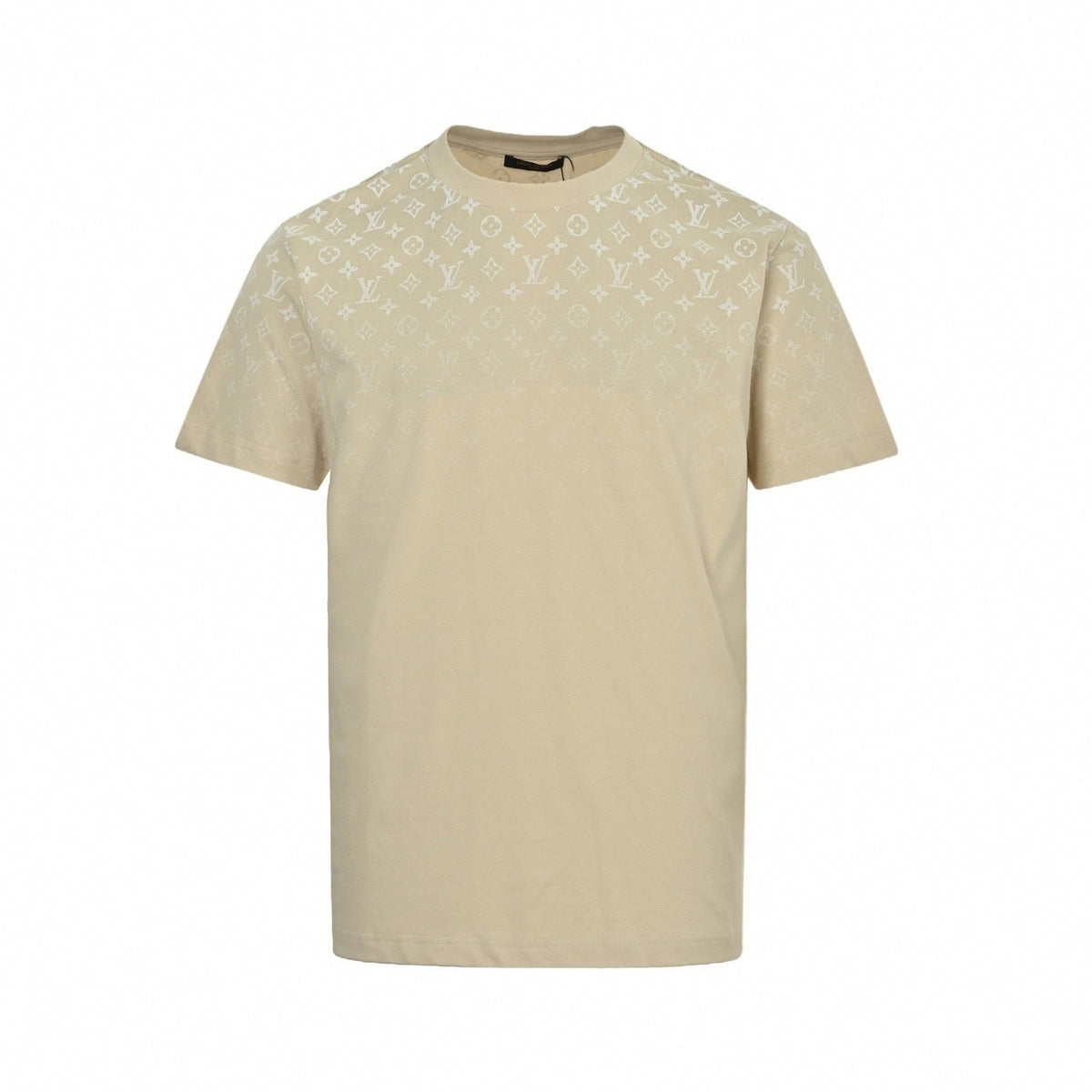 Gradient Monogram Jersey Tee | Beige