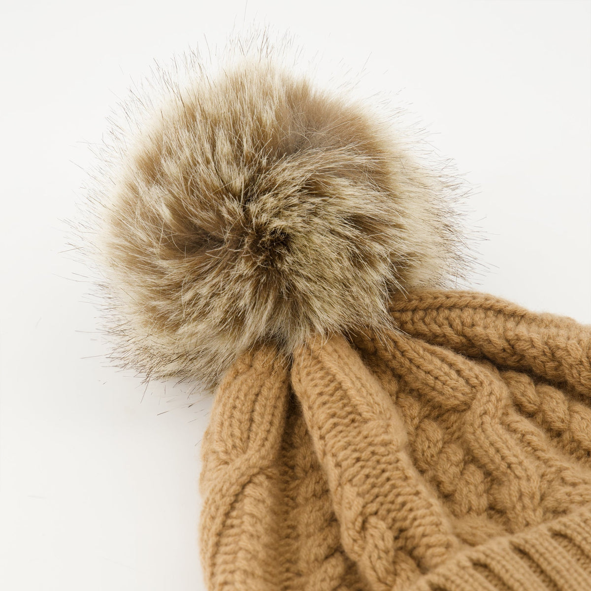 Cashmere Beanie with Pom Pom