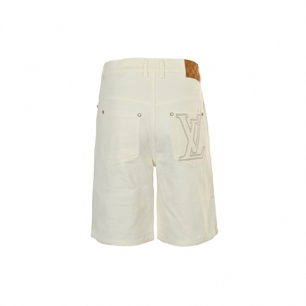 Embroidered LV Denim Shorts | Off-White