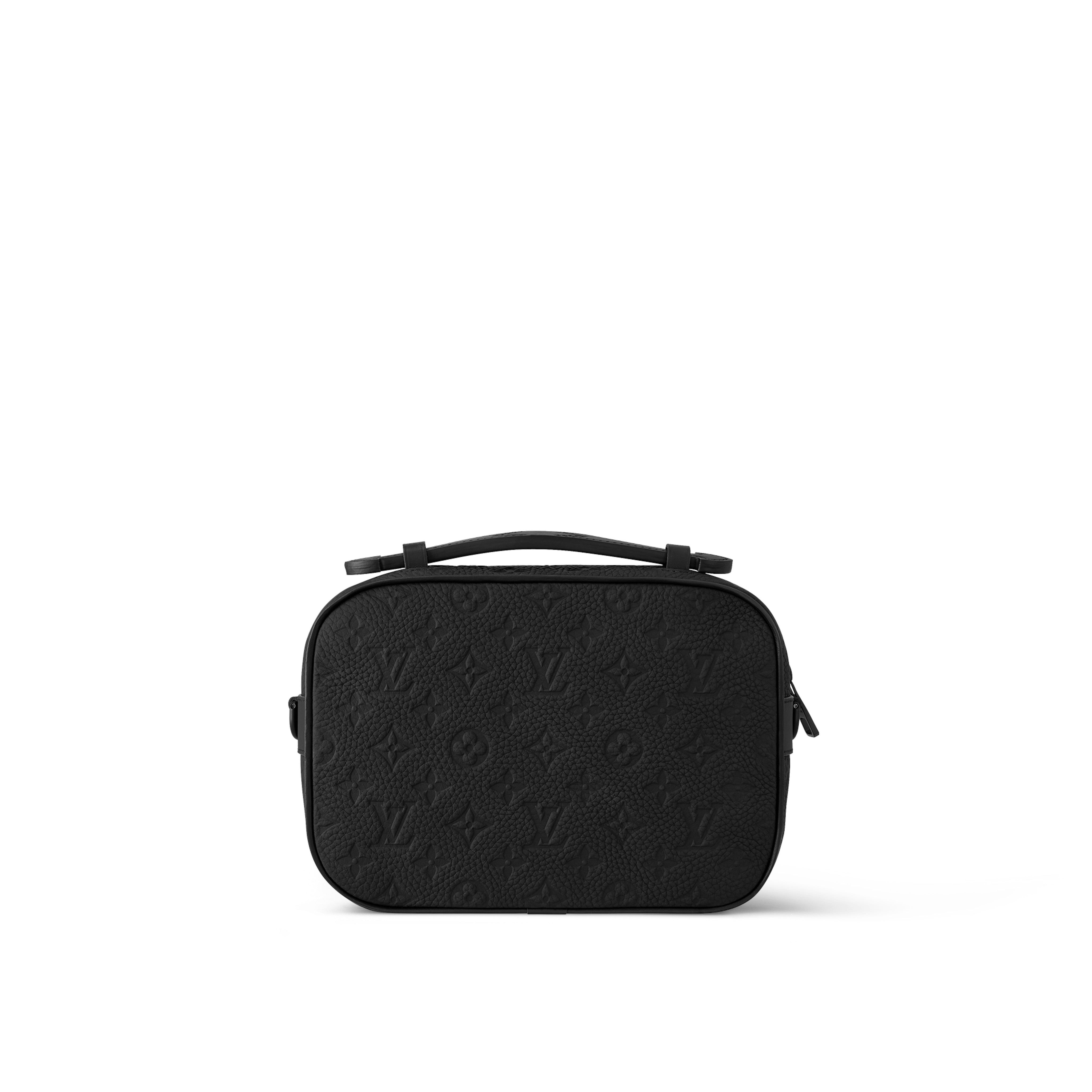 S-Lock Messenger Taurillon Monogram | Triple Black