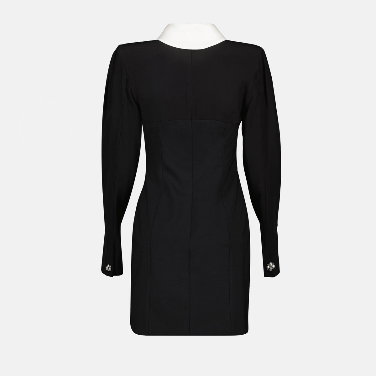 Mini Black Silk Dress