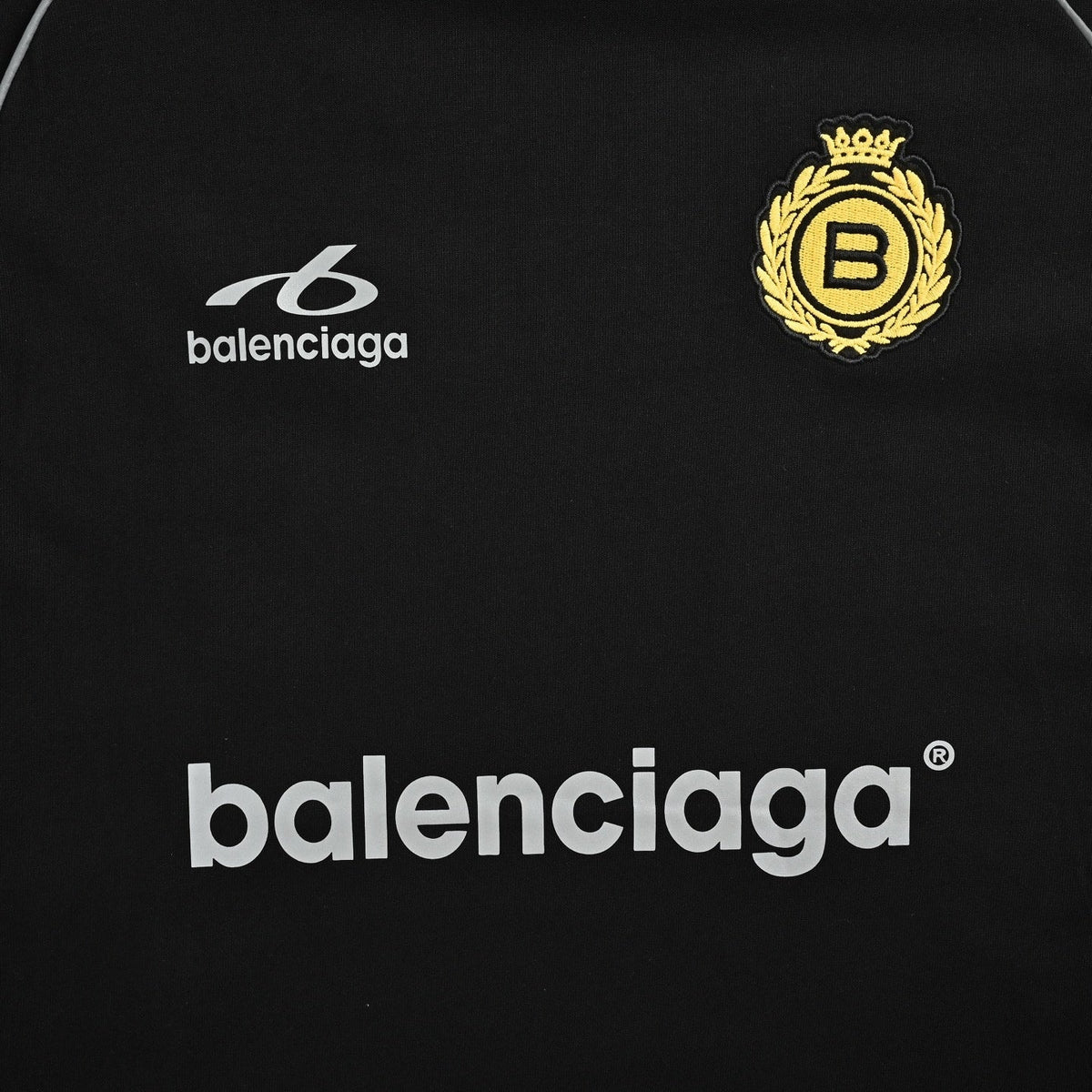 Athletic Soccer Jersey - Black