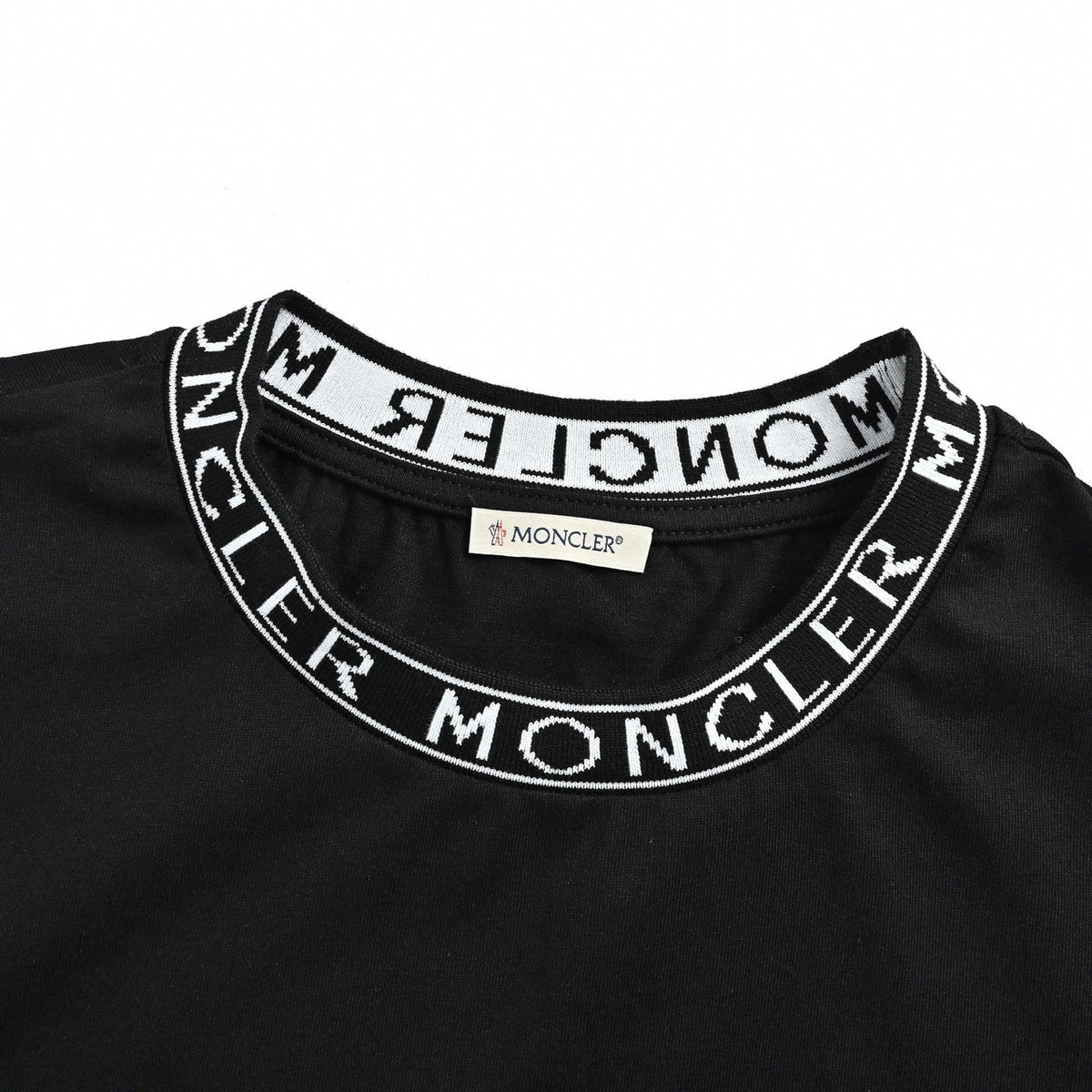Logo Collar T-Shirt | Black