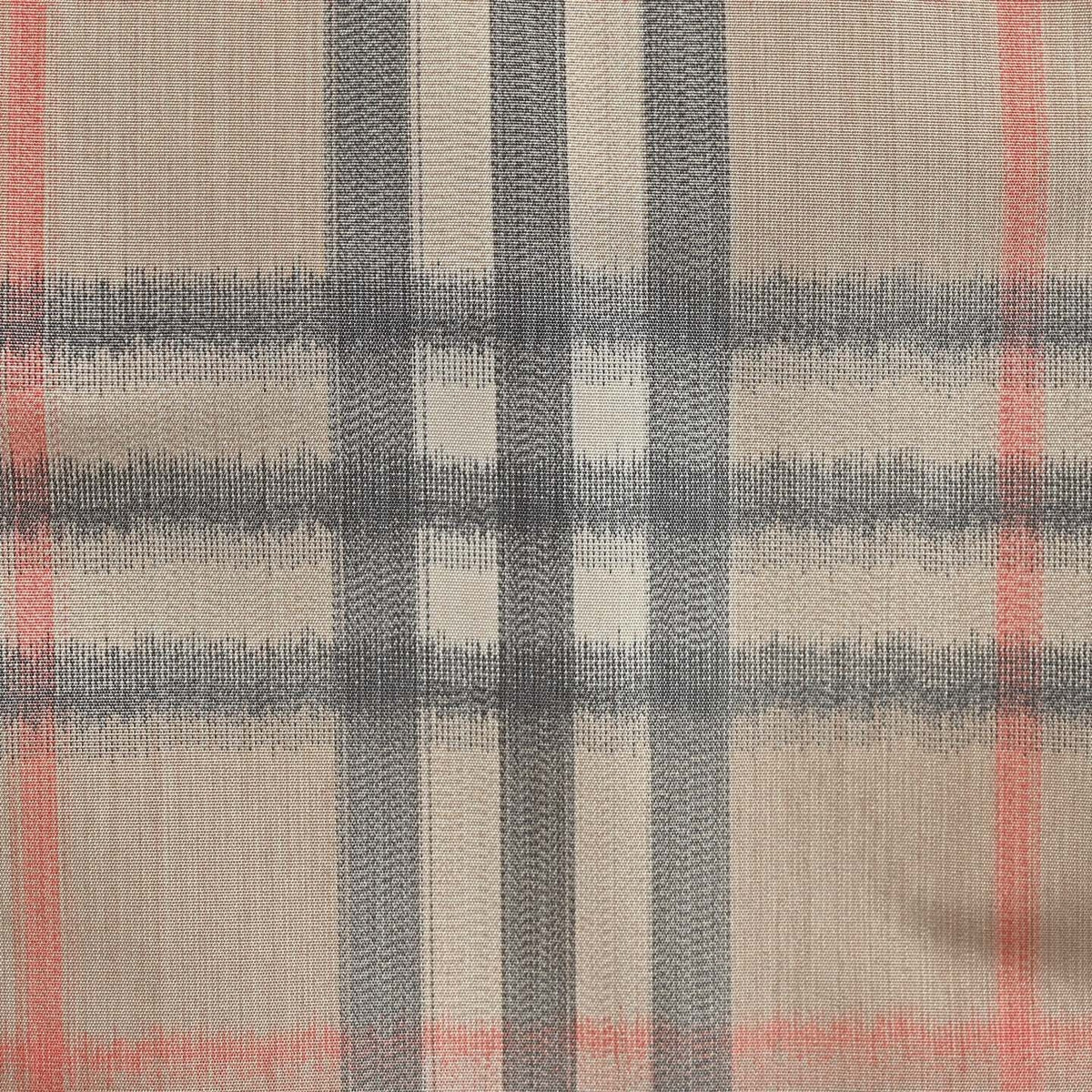 Gradient Check Windbreaker Jacket - Beige