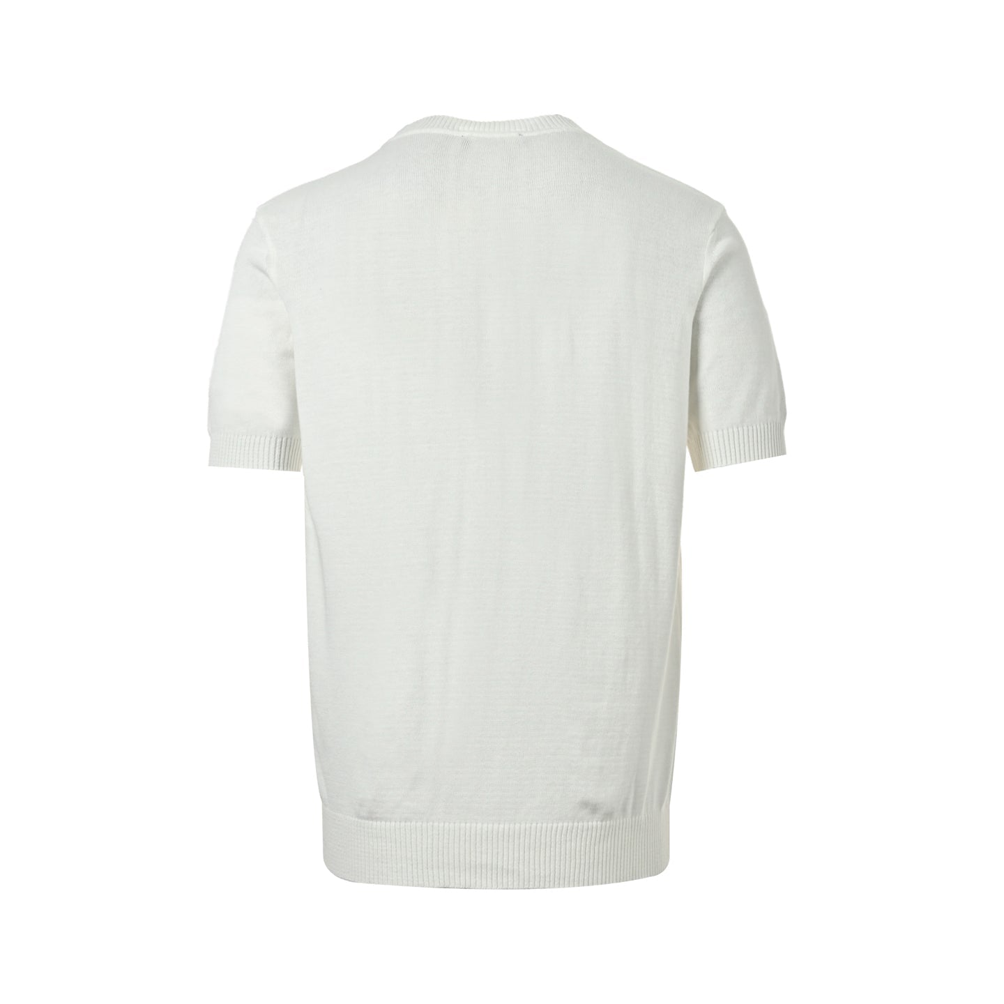 Classic Mock Neck Knit T-Shirt