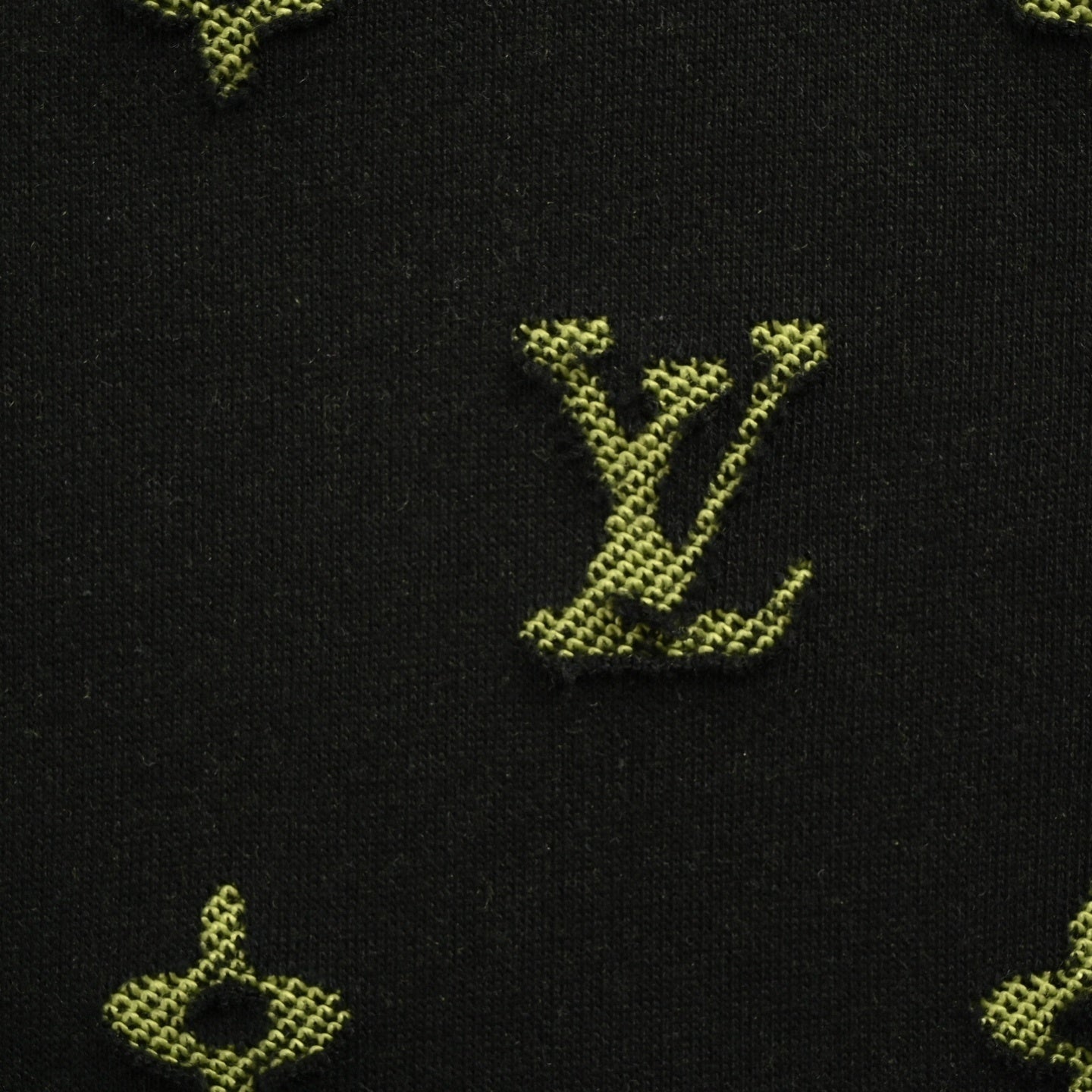 Textured Monogram Crewneck Sweatshirt