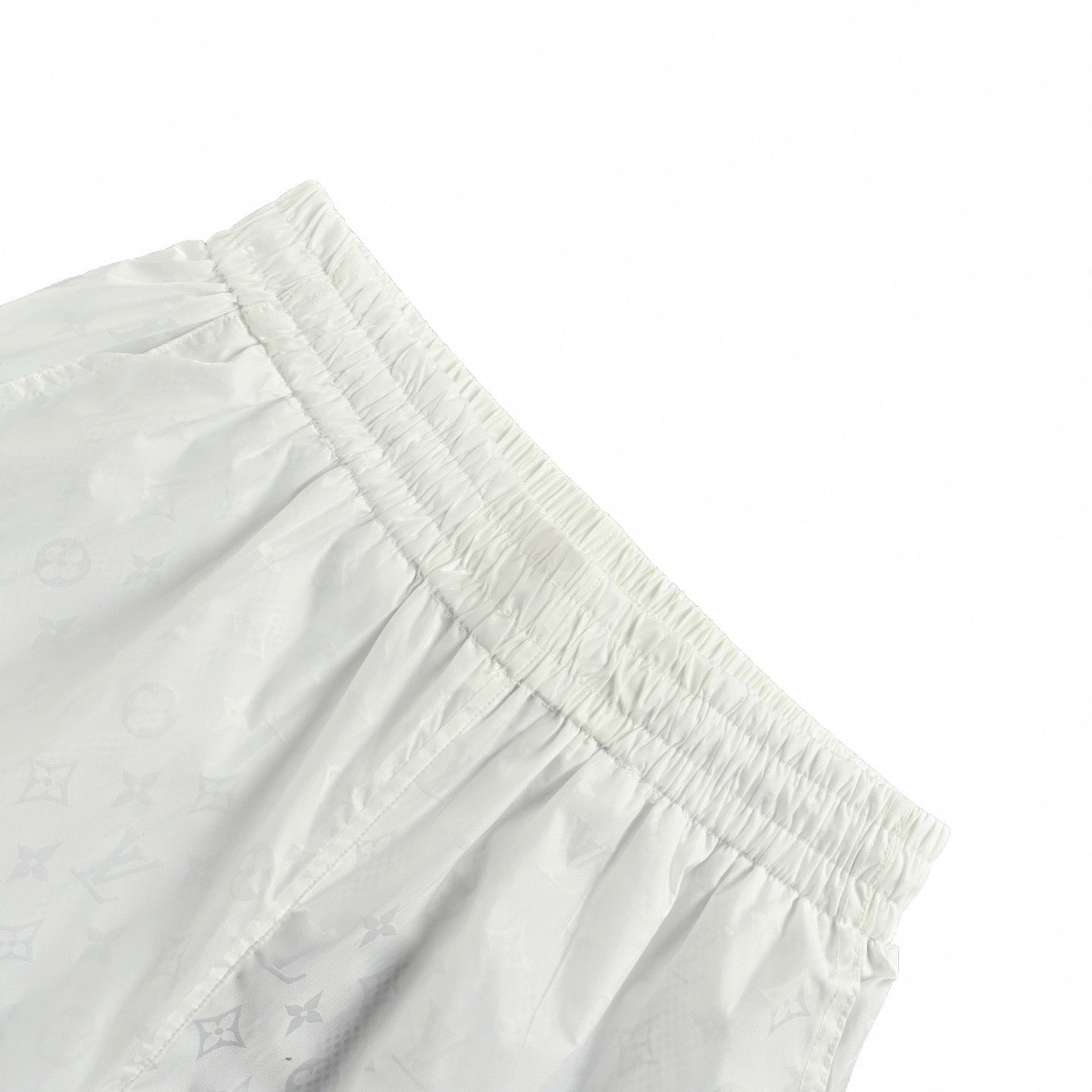 Monogram Nylon Shorts - White