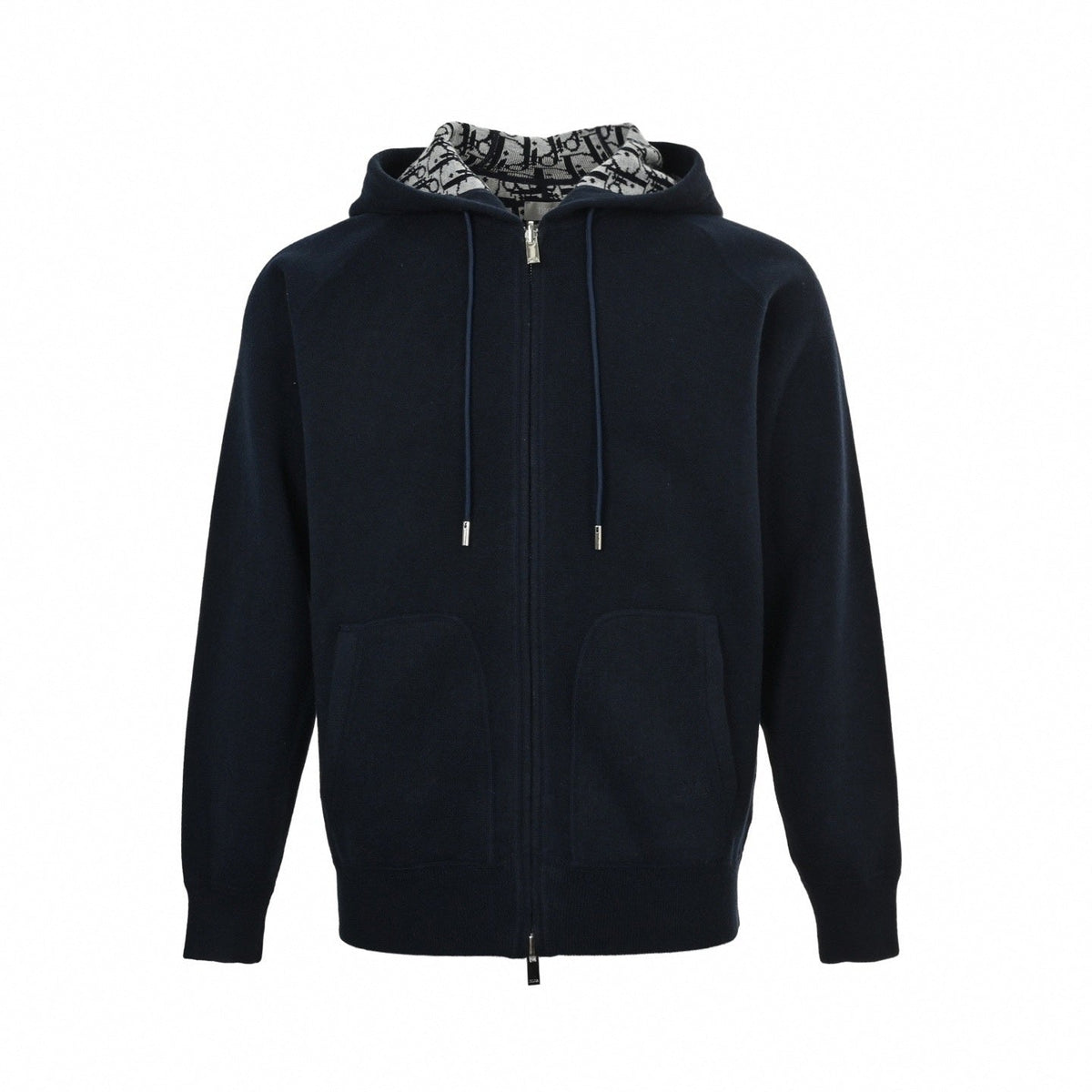 Reversible Two-Way Zip Oblique Hoodie